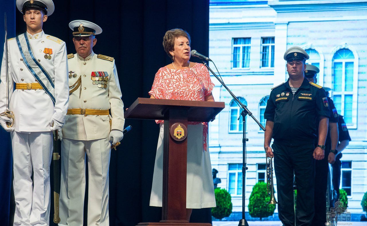 Екатерина Алтабаева поздравила первокурсников филиала Нахимовского военно-морского училища в Севастополе