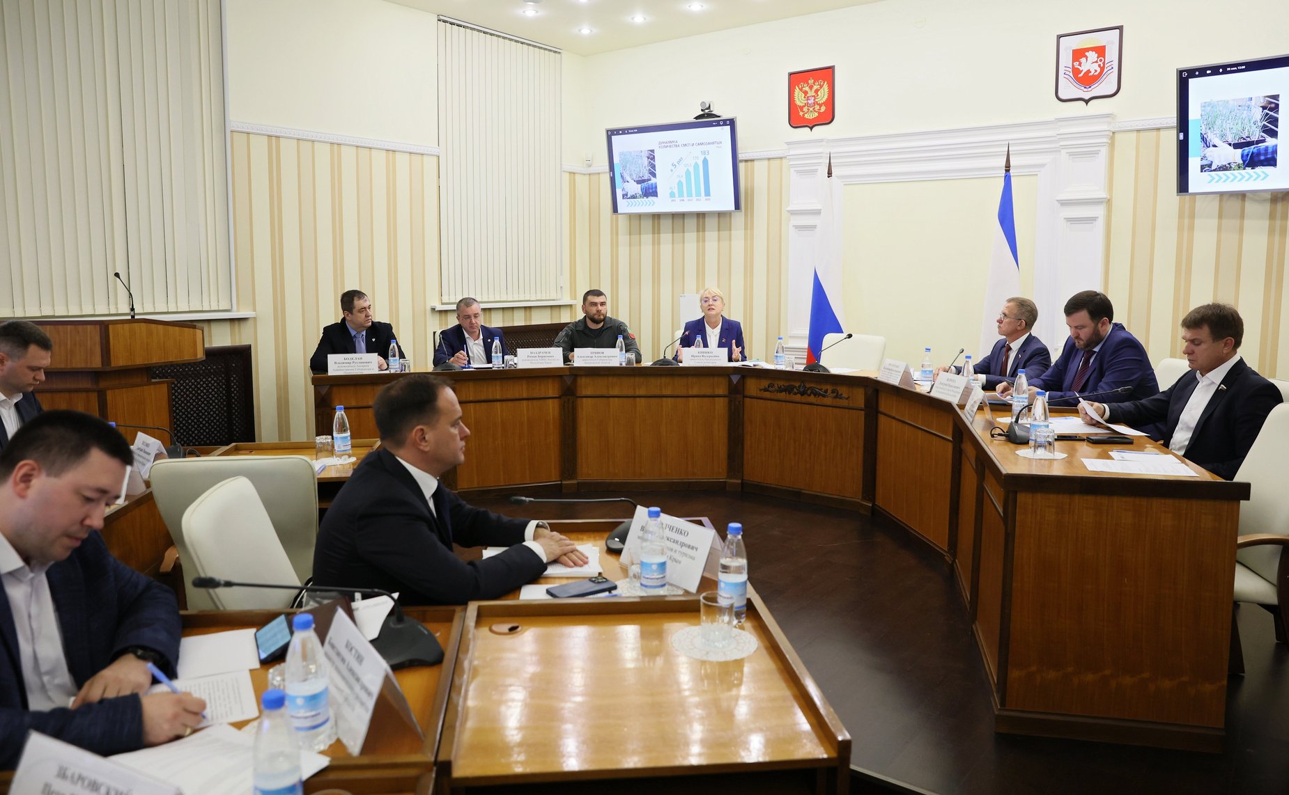 Сенаторы провели совещания по интеграции Запорожской и Херсонской областей в экономическую систему России и поддержке МСП