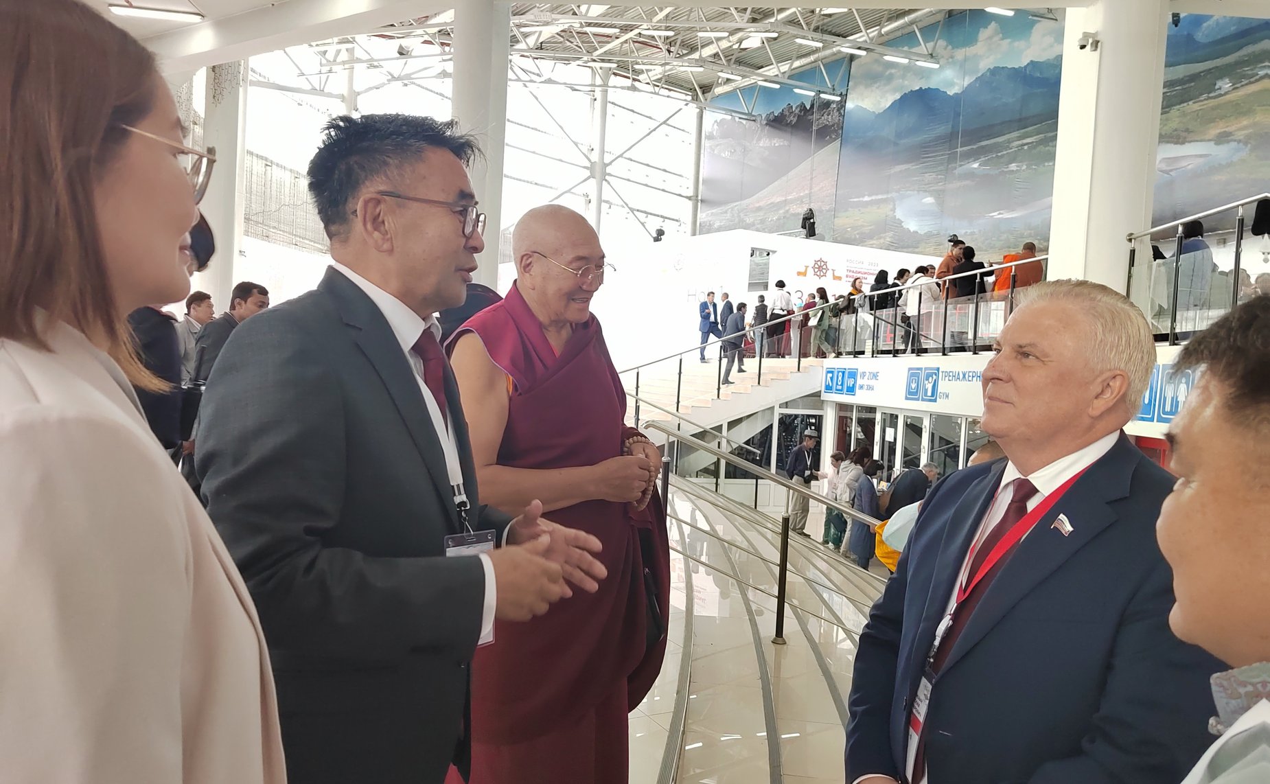 Вячеслав Наговицын принял участие в Первом Международном буддийском форуме, который состоялся в Бурятии