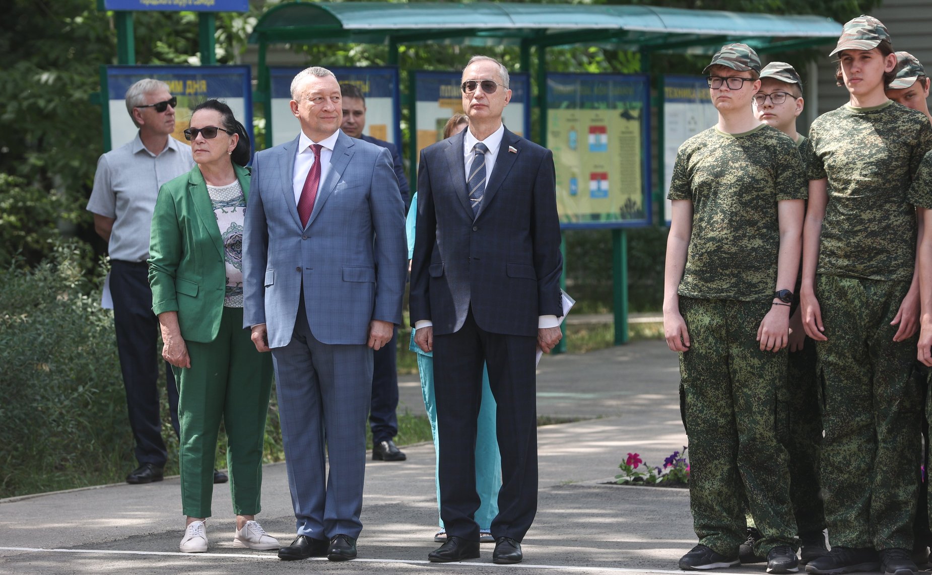 Торжественное открытие первой профильной военно-патриотической смены «Защитники Отечества» в центре военно-патриотического воспитания «Авангард-Самара»