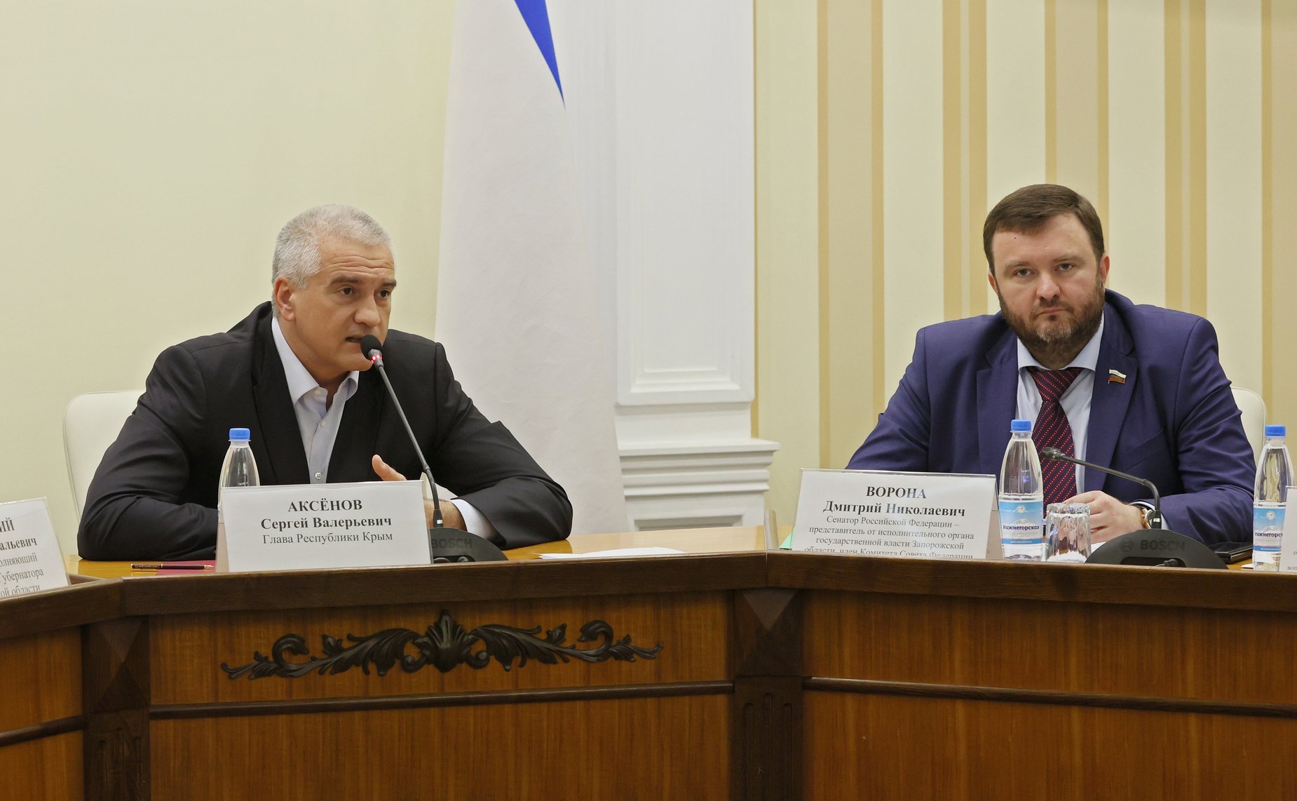 Сенаторы провели совещания по интеграции Запорожской и Херсонской областей в экономическую систему России и поддержке МСП