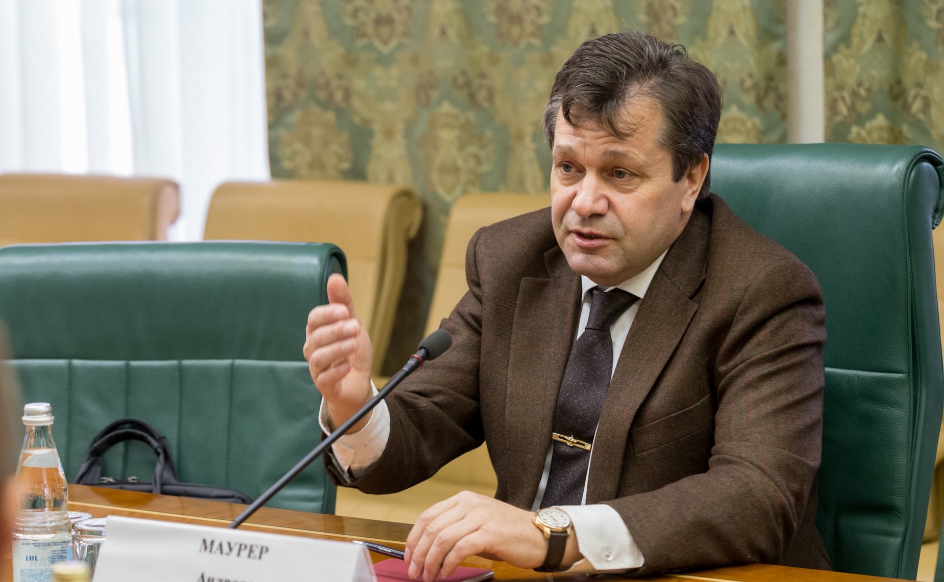 Встреча О. Тимофеевой с Руководителем фракции партии левых в горсовете Квакенбрюк А. Маурером