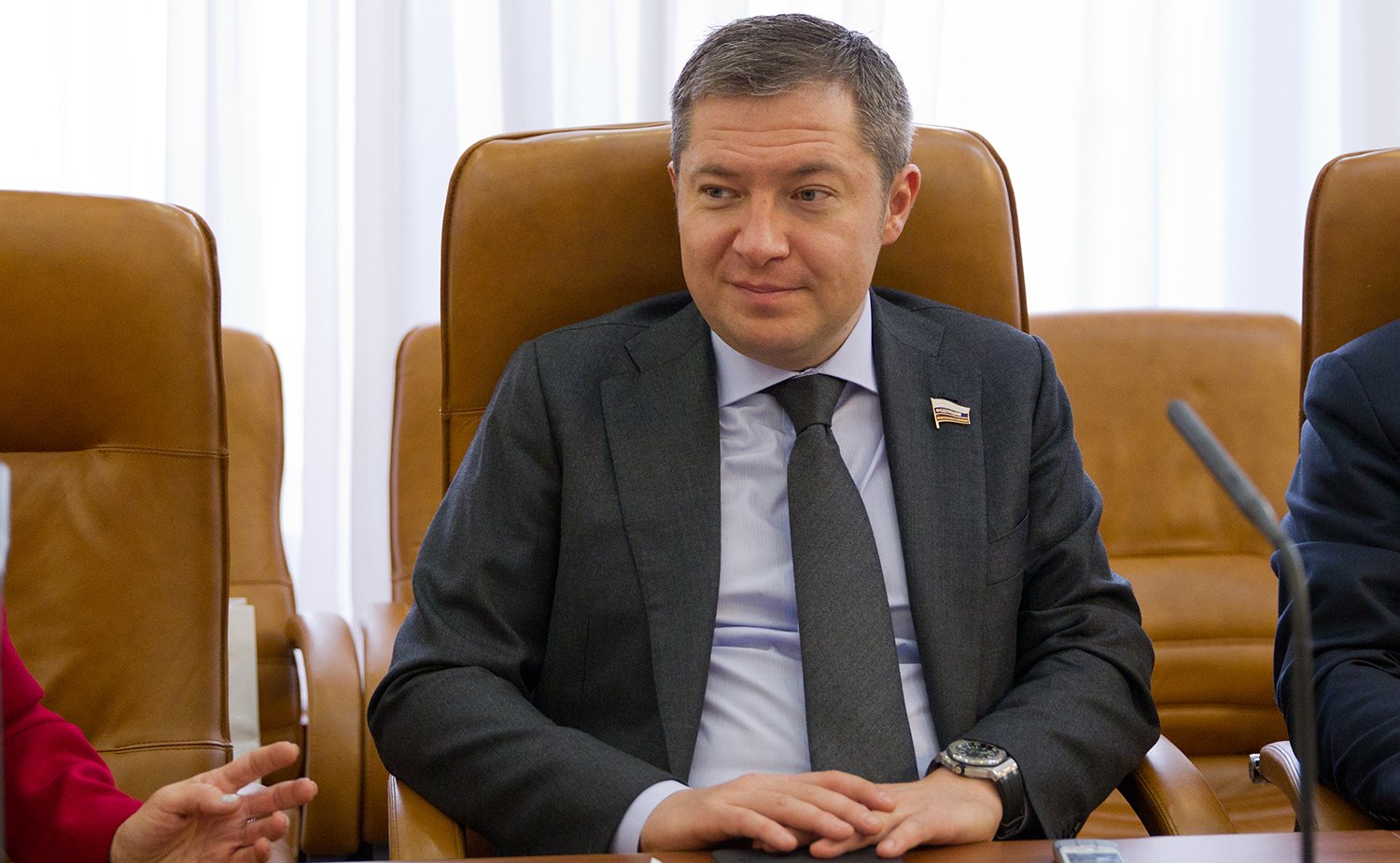 Встреча с председателем группы дружбы «Франция – Россия» в Сенате Французской Республики Патрисом Желяром-7 Кривицкий