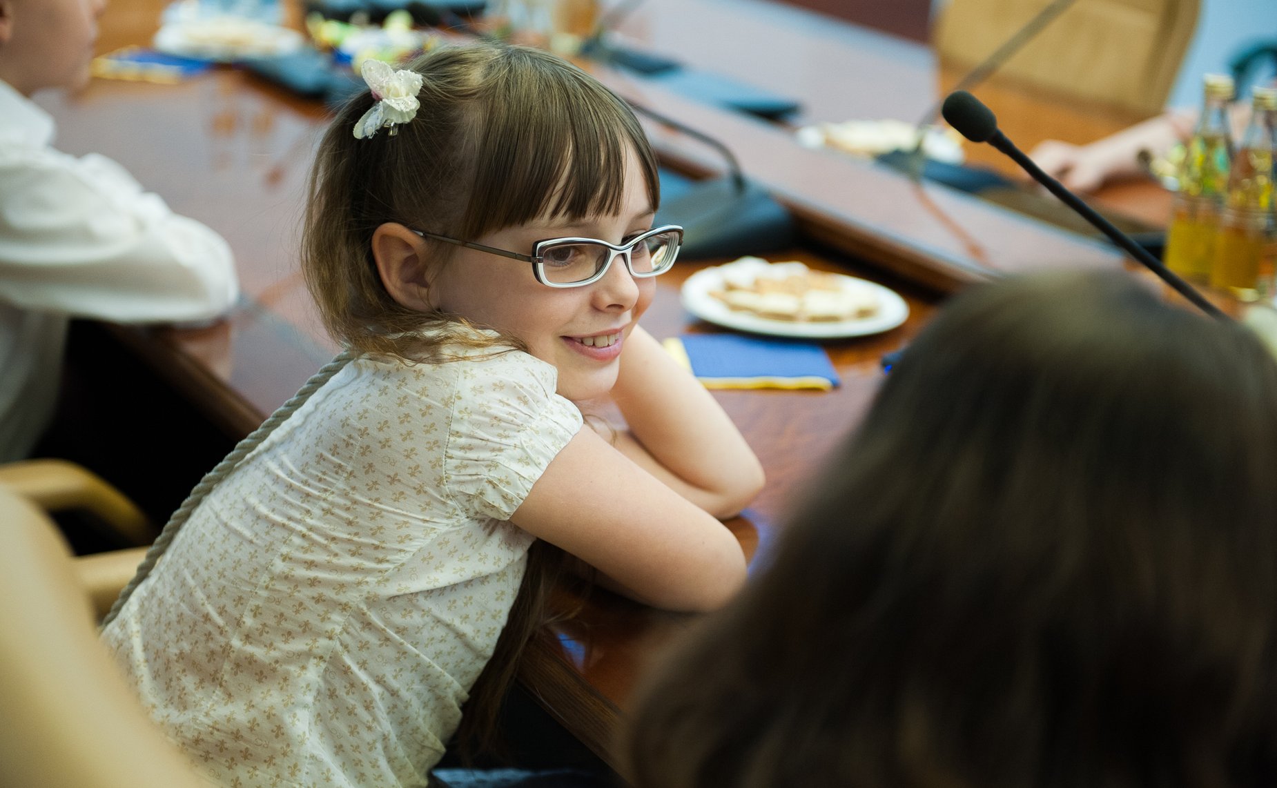 Встреча З. Драгункиной с участниками выставки «Великая Отечественная война глазами детей»