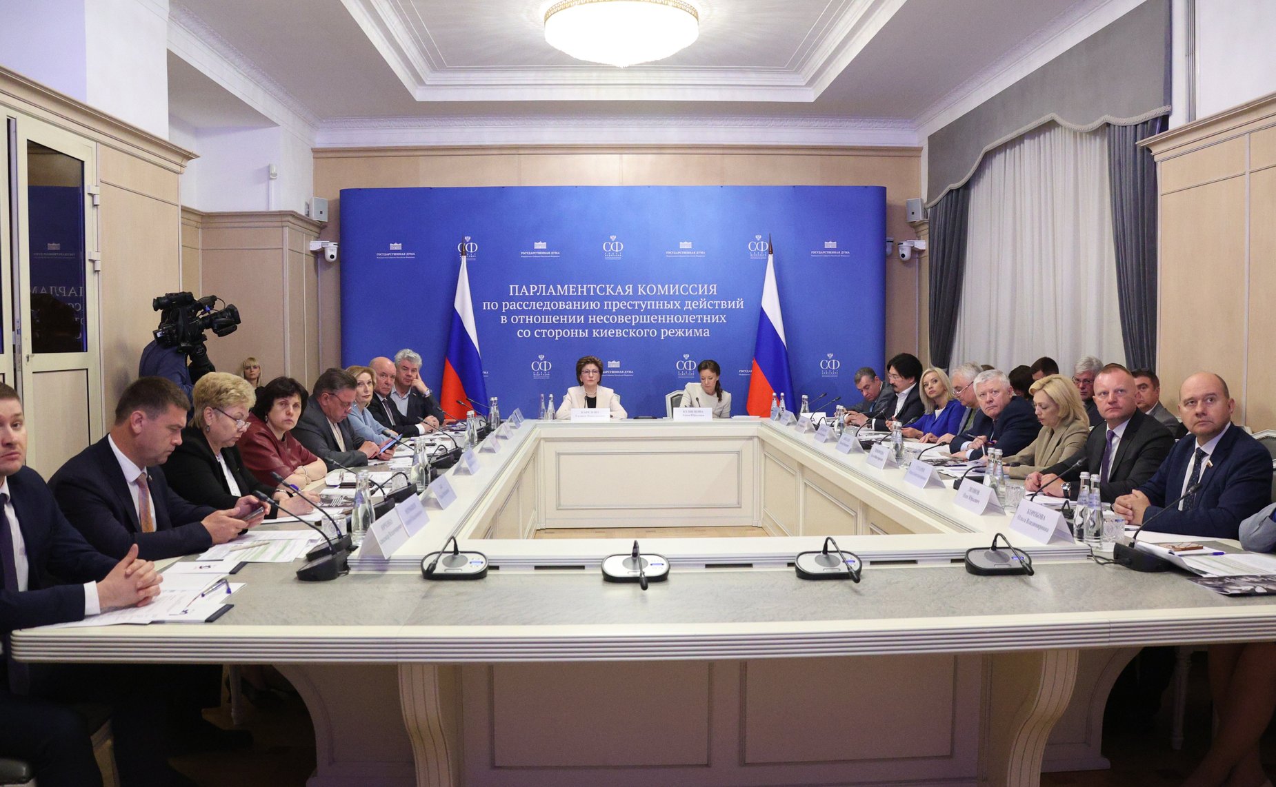 Заседание парламентской комиссии по расследованию преступных действий в отношении несовершеннолетних со стороны киевского режима