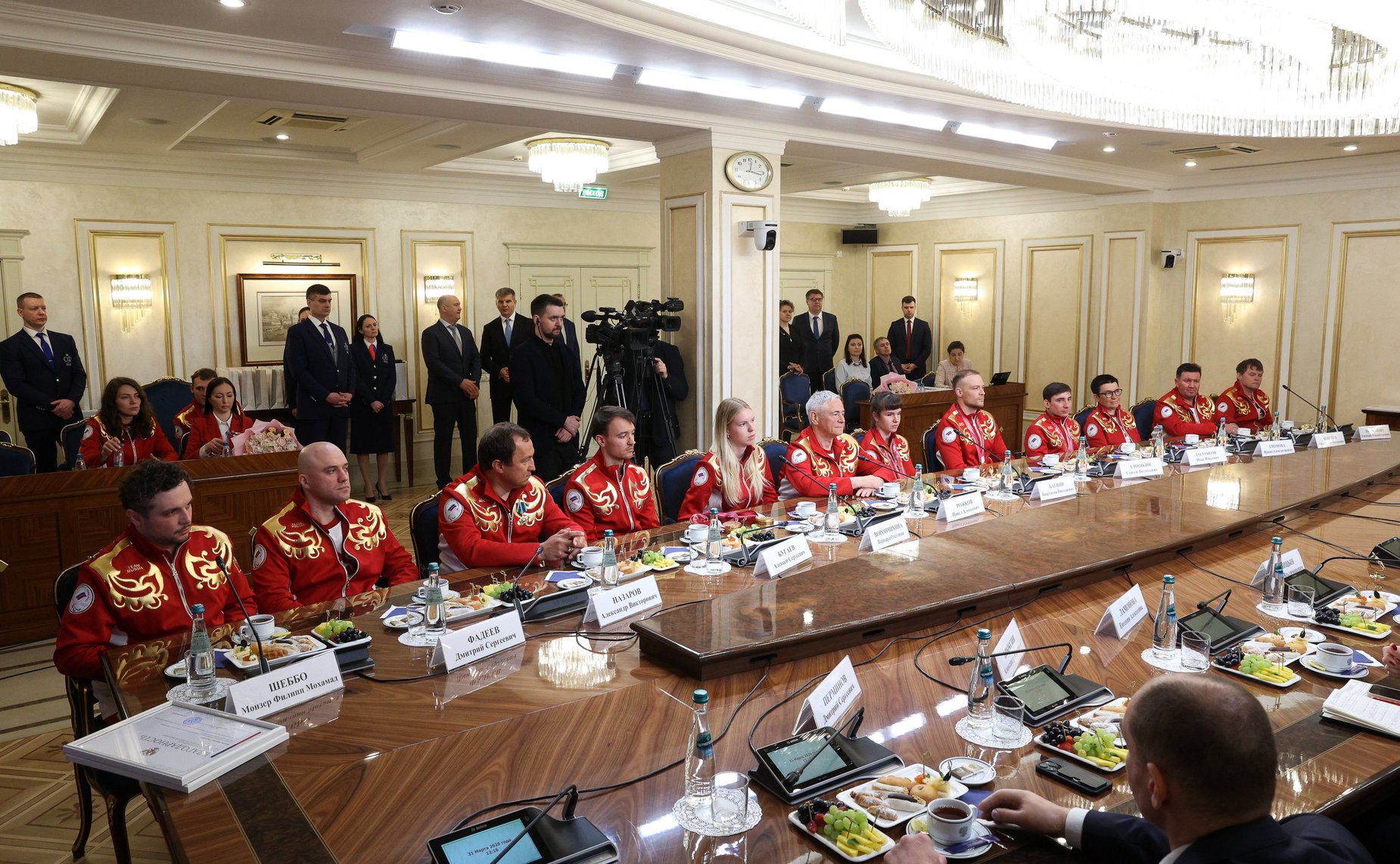 Встреча Председателя Совета Федерации Валентины Матвиенко с членами паралимпийской сборной России — победителями и призёрами ХIV Паралимпийских зимних игр 2026 года в Италии