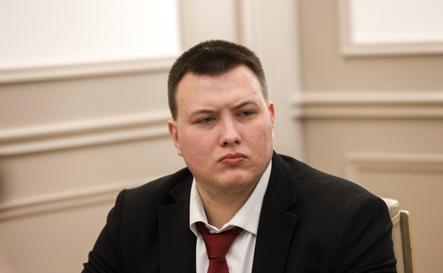 Встреча Александра Варфоломеева с членами молодежного парламента при Тульской областной Думе