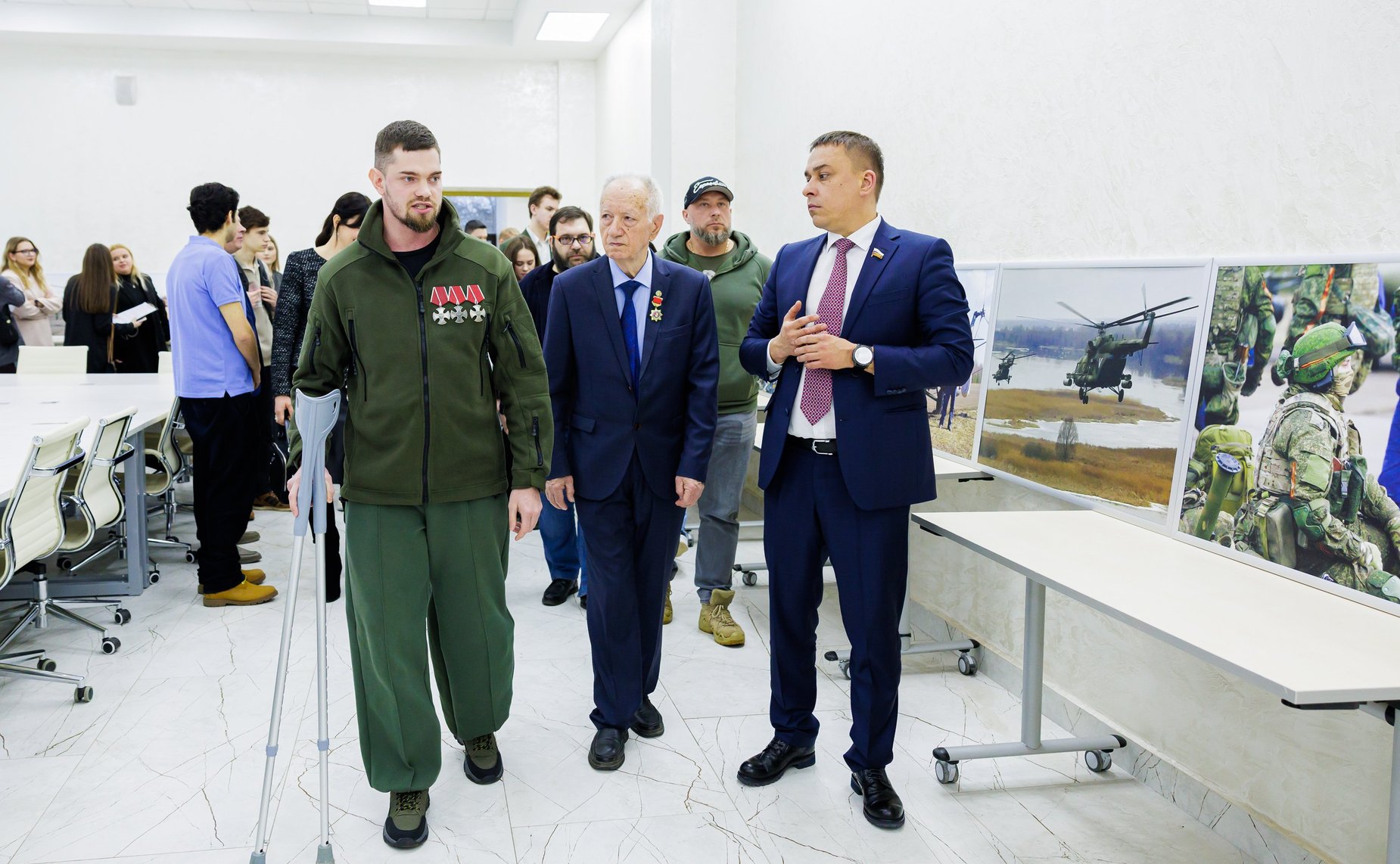 Айрат Гибатдинов представил фотовыставку «Герои Гостомеля» в Тимирязевской академии