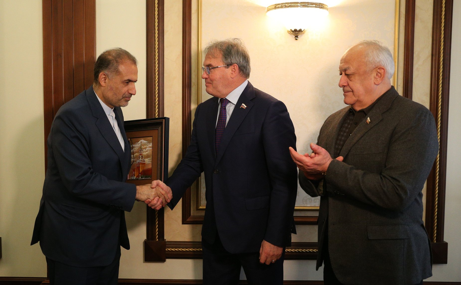 Встреча членов группы по сотрудничеству СФ с Собранием Исламского Совета Исламской Республики Иран с Чрезвычайным и Полномочным Послом Исламской Республики Иран в РФ