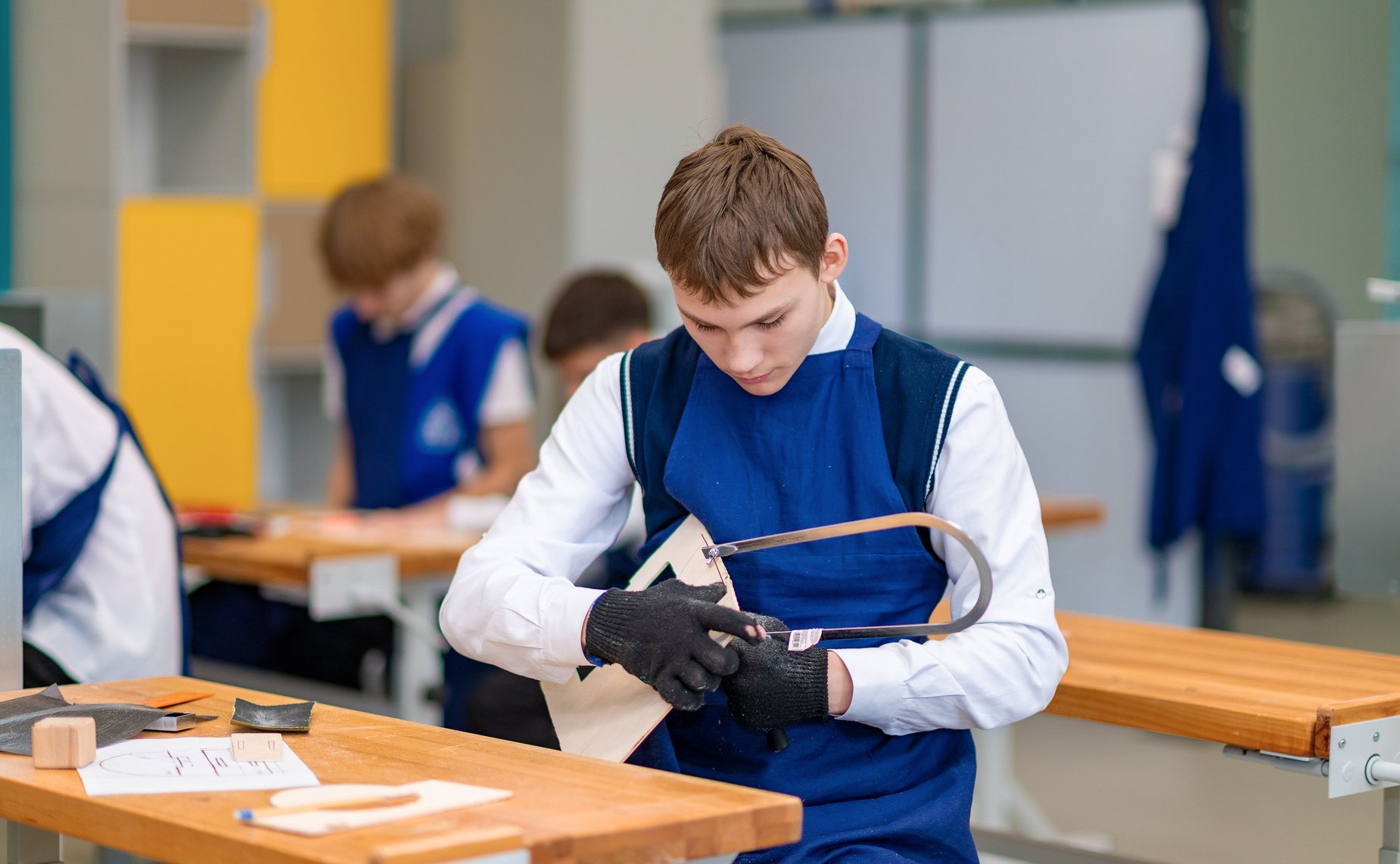 В рамках программы мероприятий Экспертного совета участники посетили школу №1