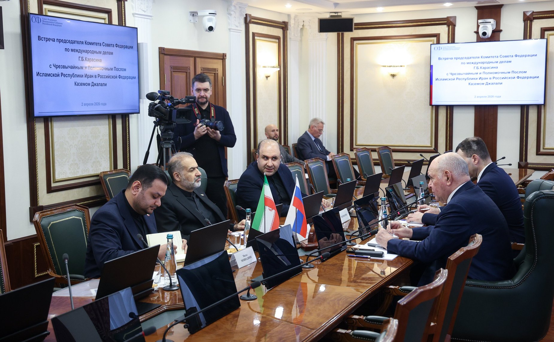 Встреча Григория Карасина с Чрезвычайным и Полномочным Послом Исламской Республики Иран в Российской Федерации