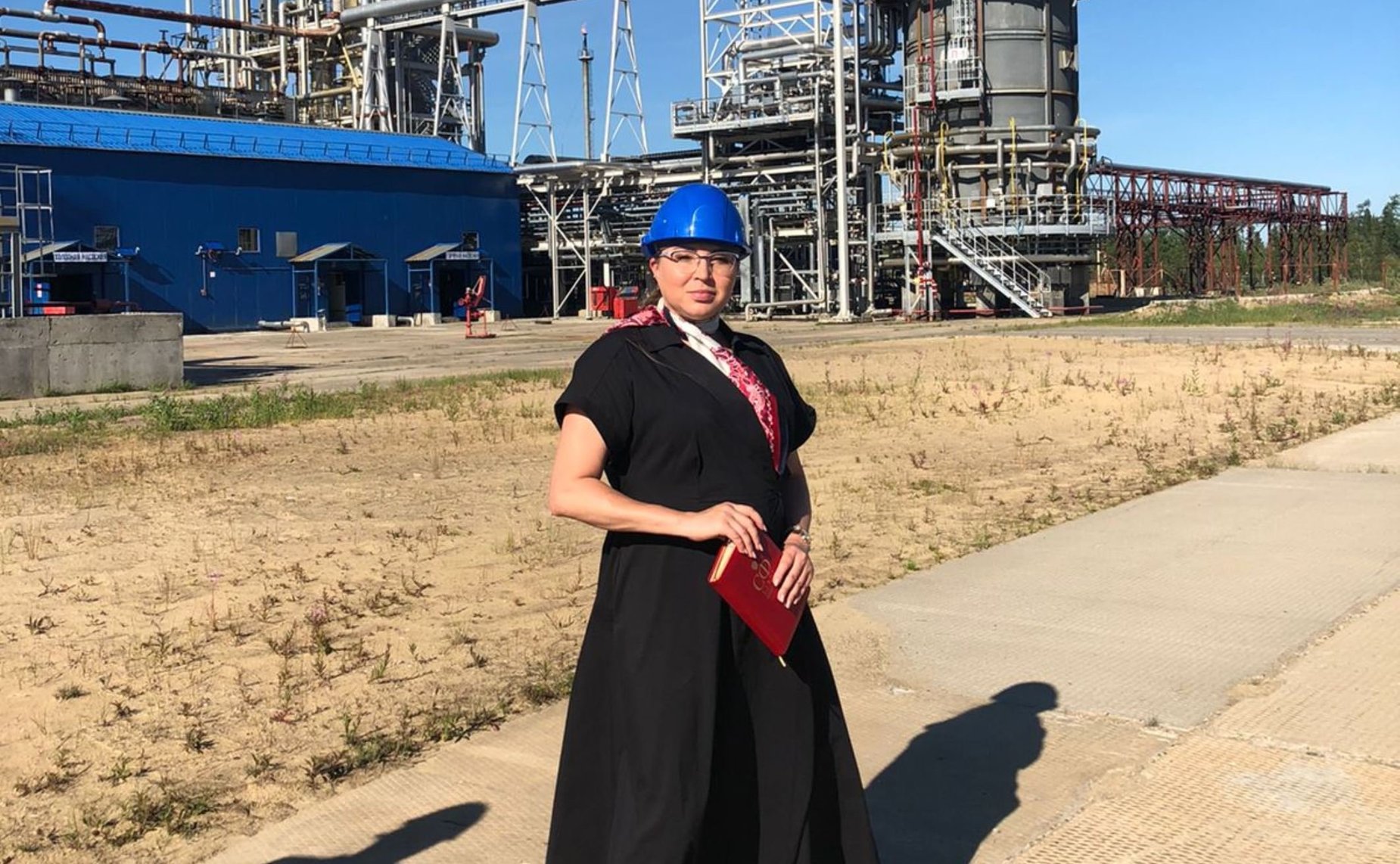 Елена Шумилова посетила Усинский нефтеперерабатывающий завод