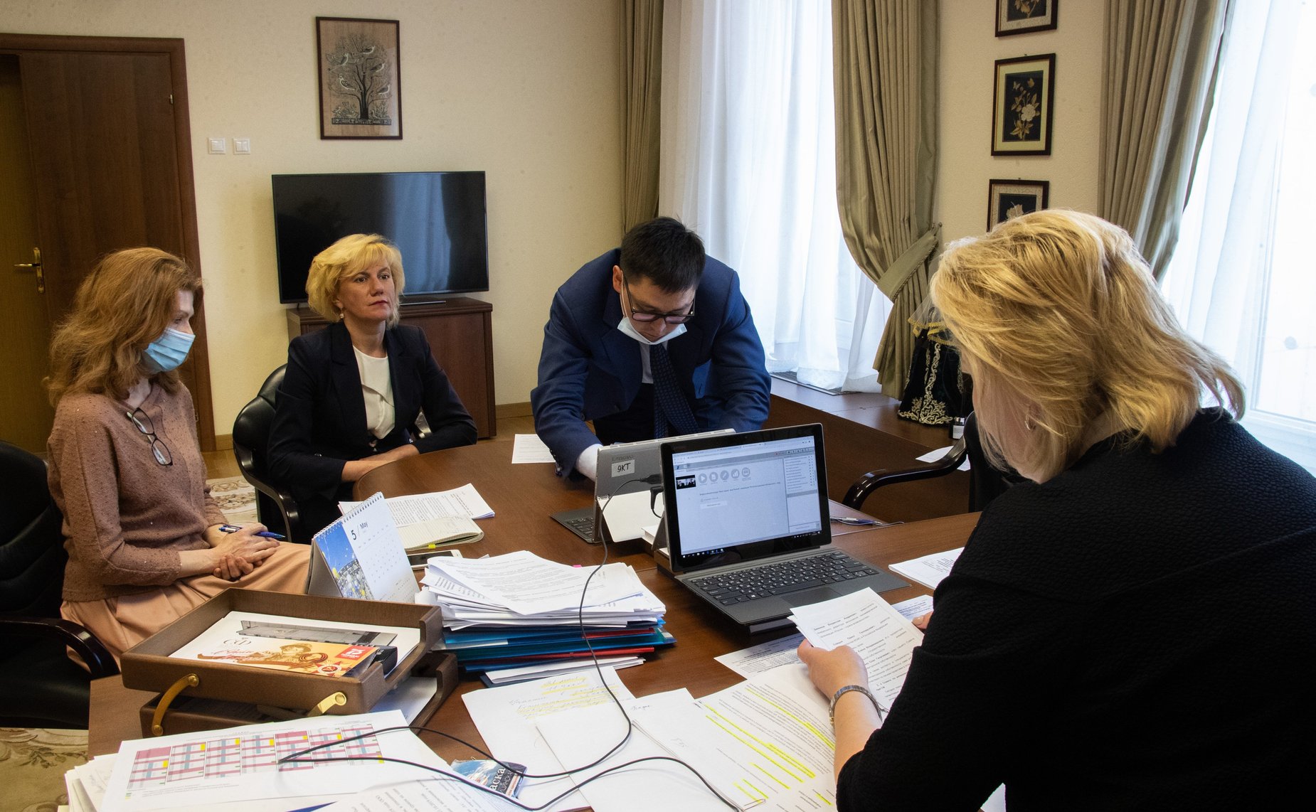 Л. Гумерова приняла участие в защите проектов финалистов XVII Всероссийского конкурса «Моя страна – моя Россия»