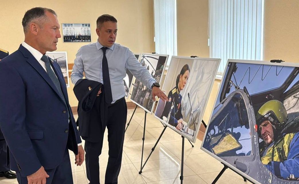 В Рязанском воздушно-десантном училище состоялось открытие фотовыставки «Герои Гостомеля»