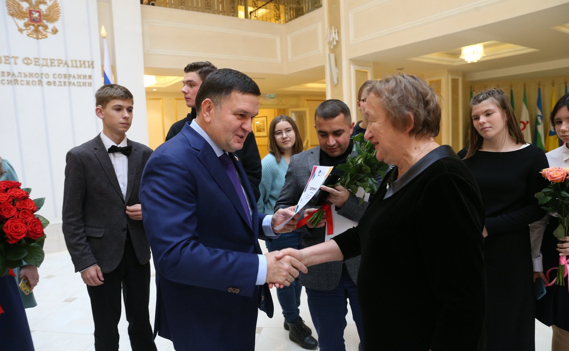 Экскурсия по зданию СФ для Ленинградского областного отделения Российского детского фонда