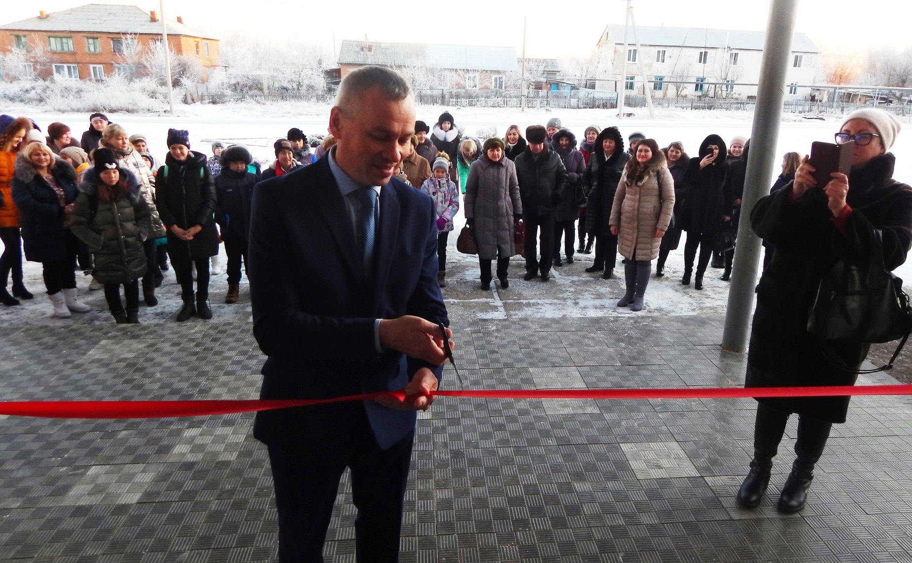 Торжественное открытие обновлённого Дома культуры пос. Солянский Пугачёвского района Саратовской области