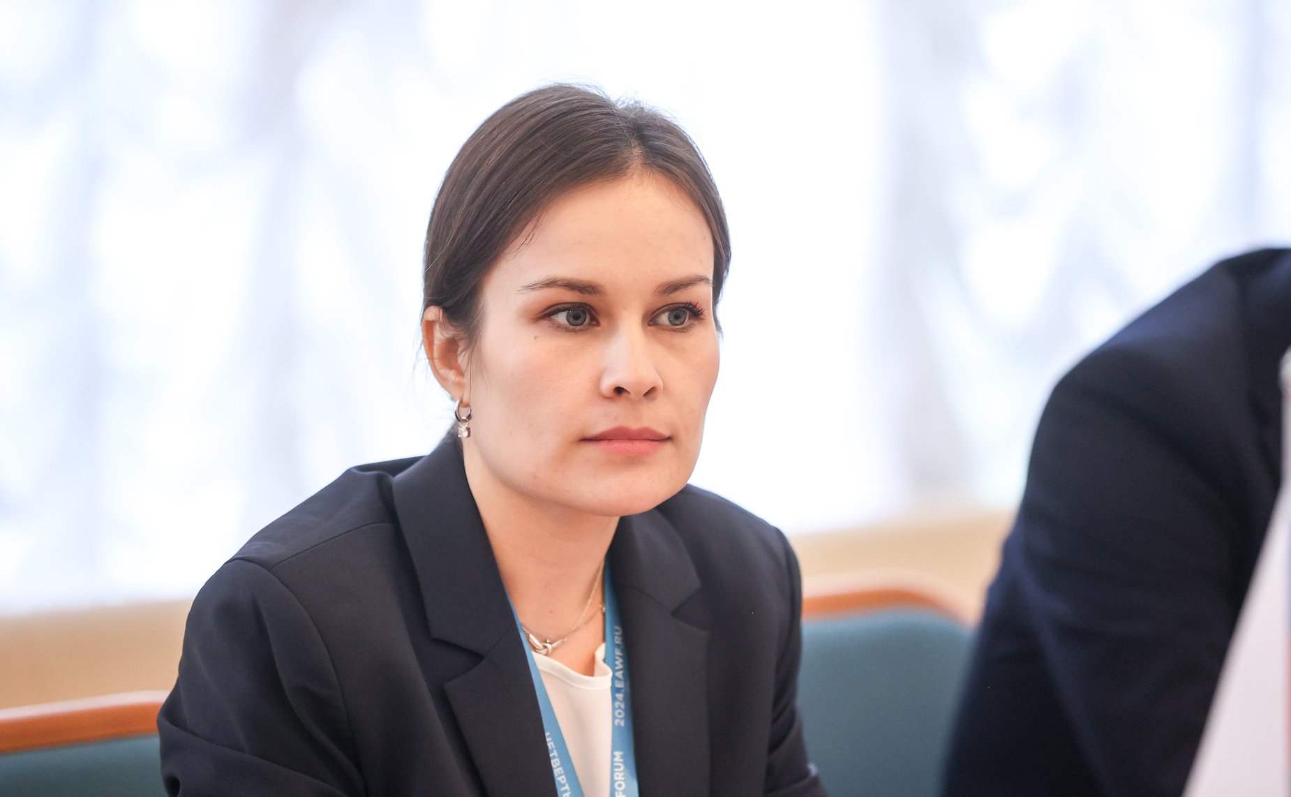 Встреча Константина Косачева с Председательствующей Вече народов Республики Сербской (Босния и Герцеговина) Сре́бренкой Голич