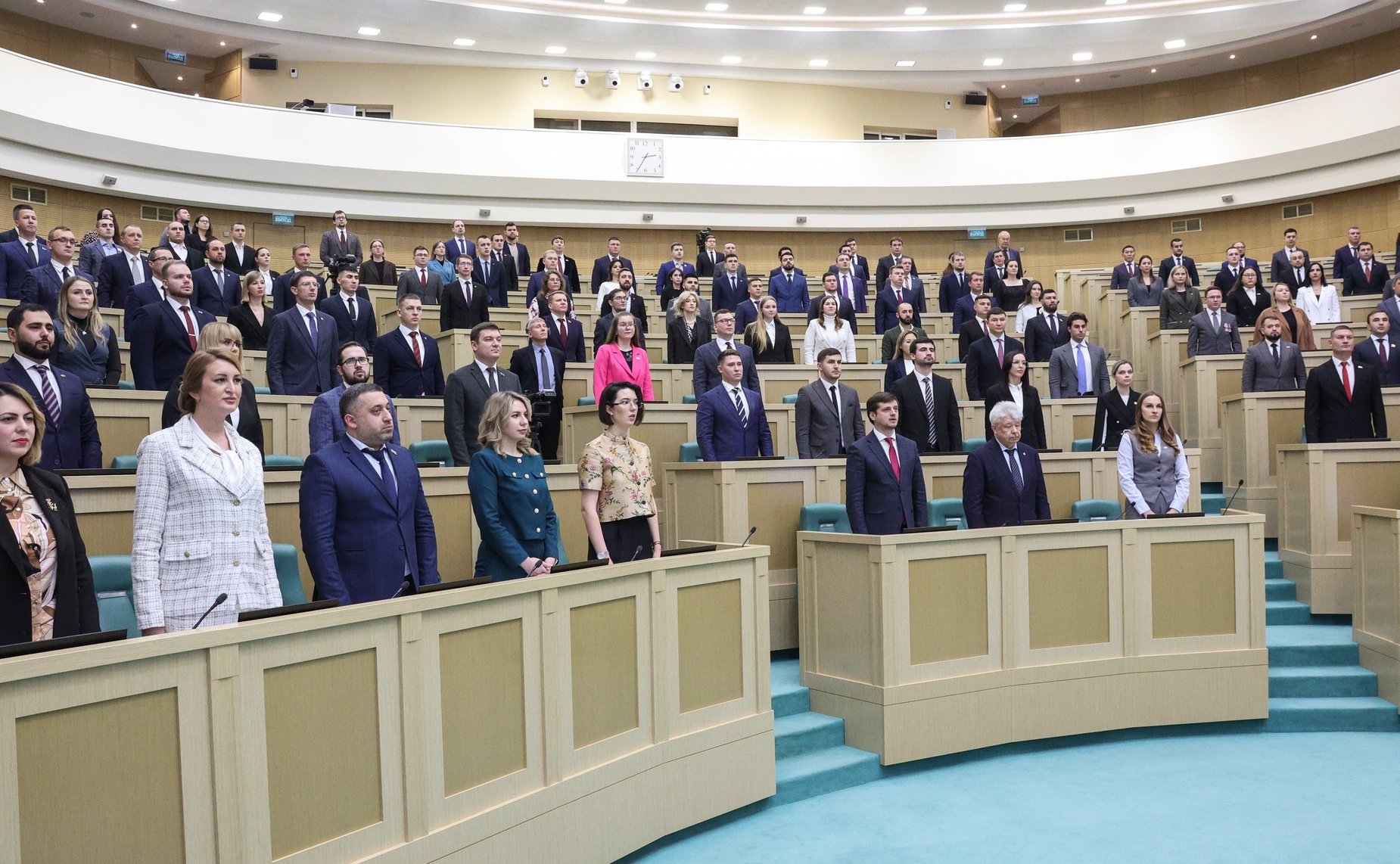 Заседание Палаты молодых законодателей при Совете Федерации