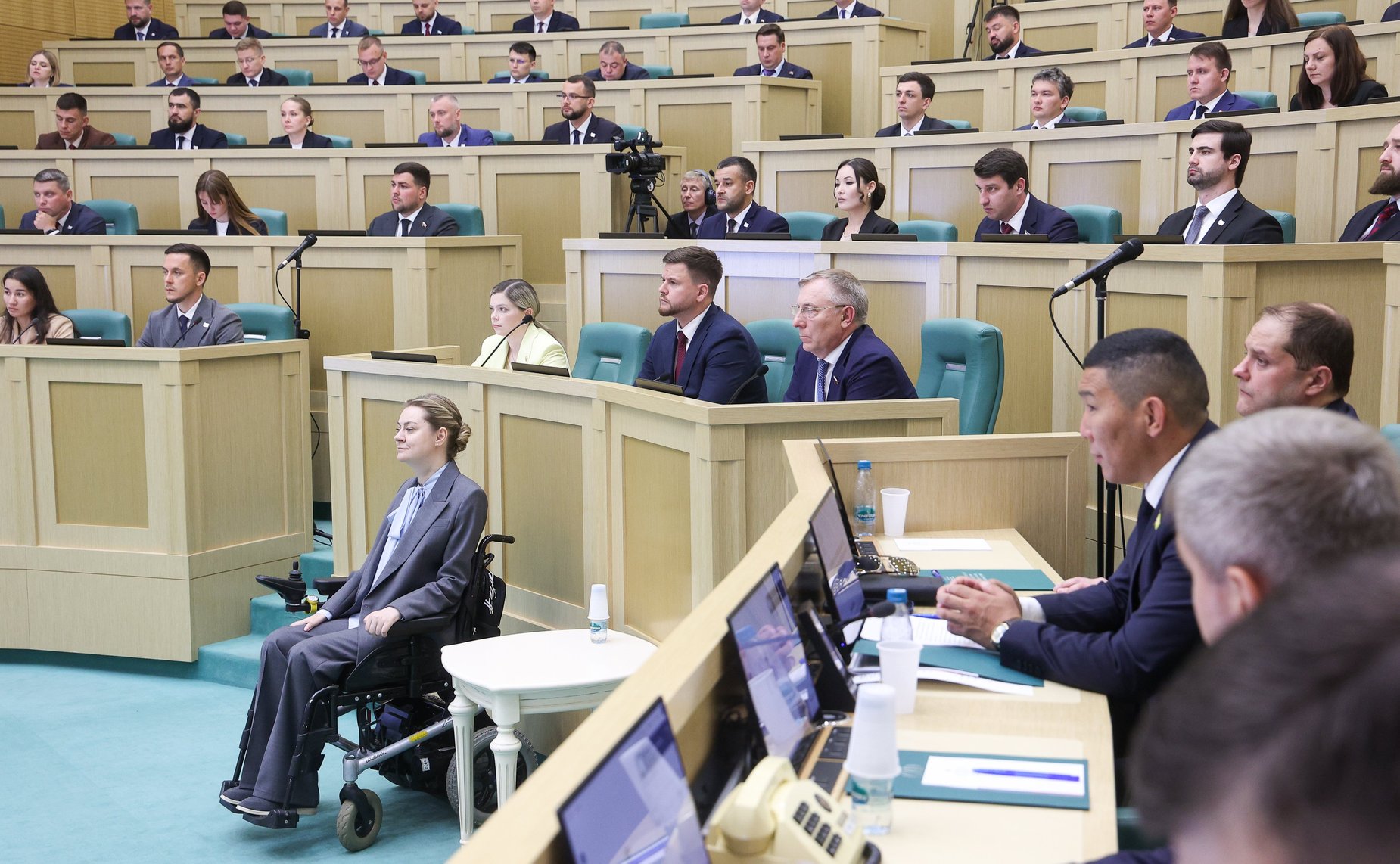 Заседание Палаты молодых законодателей при Совете Федерации