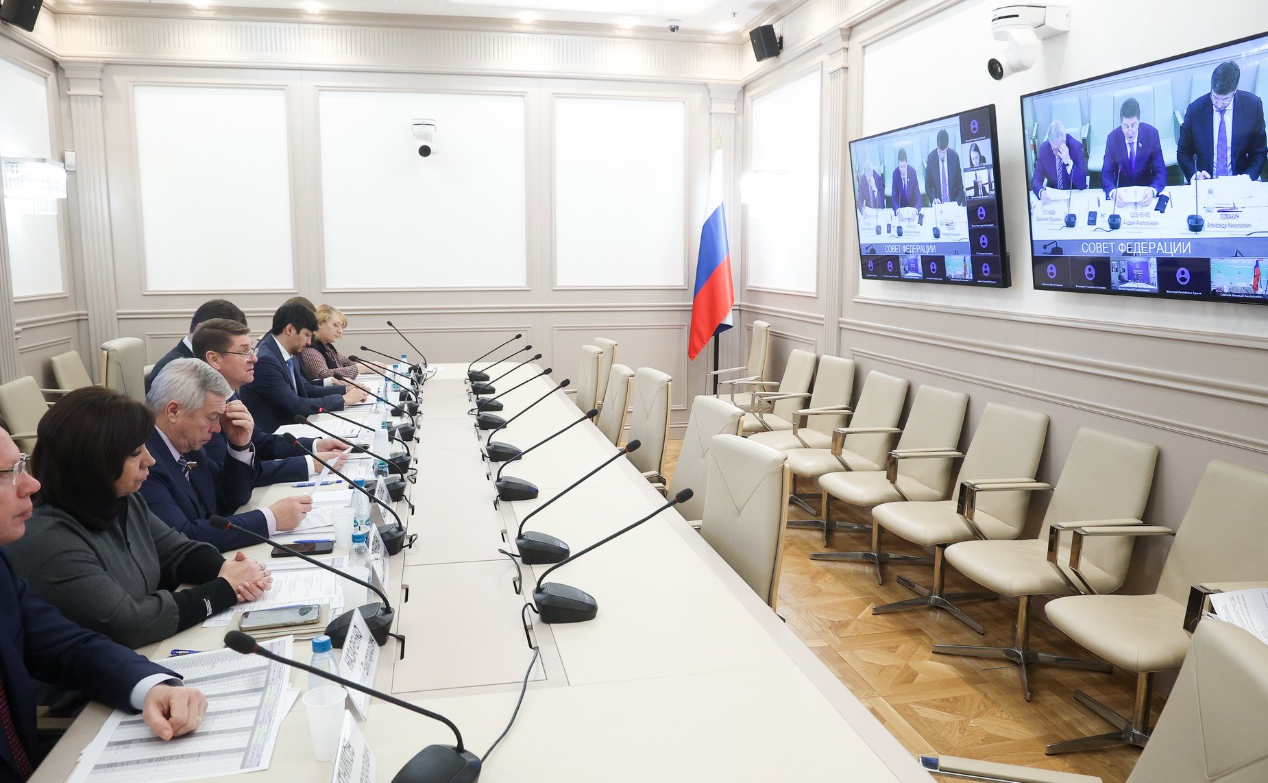 Совещание Комитета Совета Федерации по федеративному устройству, региональной политике, местному самоуправлению и делам Севера «Об исполнении механизма казначейских инфраструктурных кредитов»