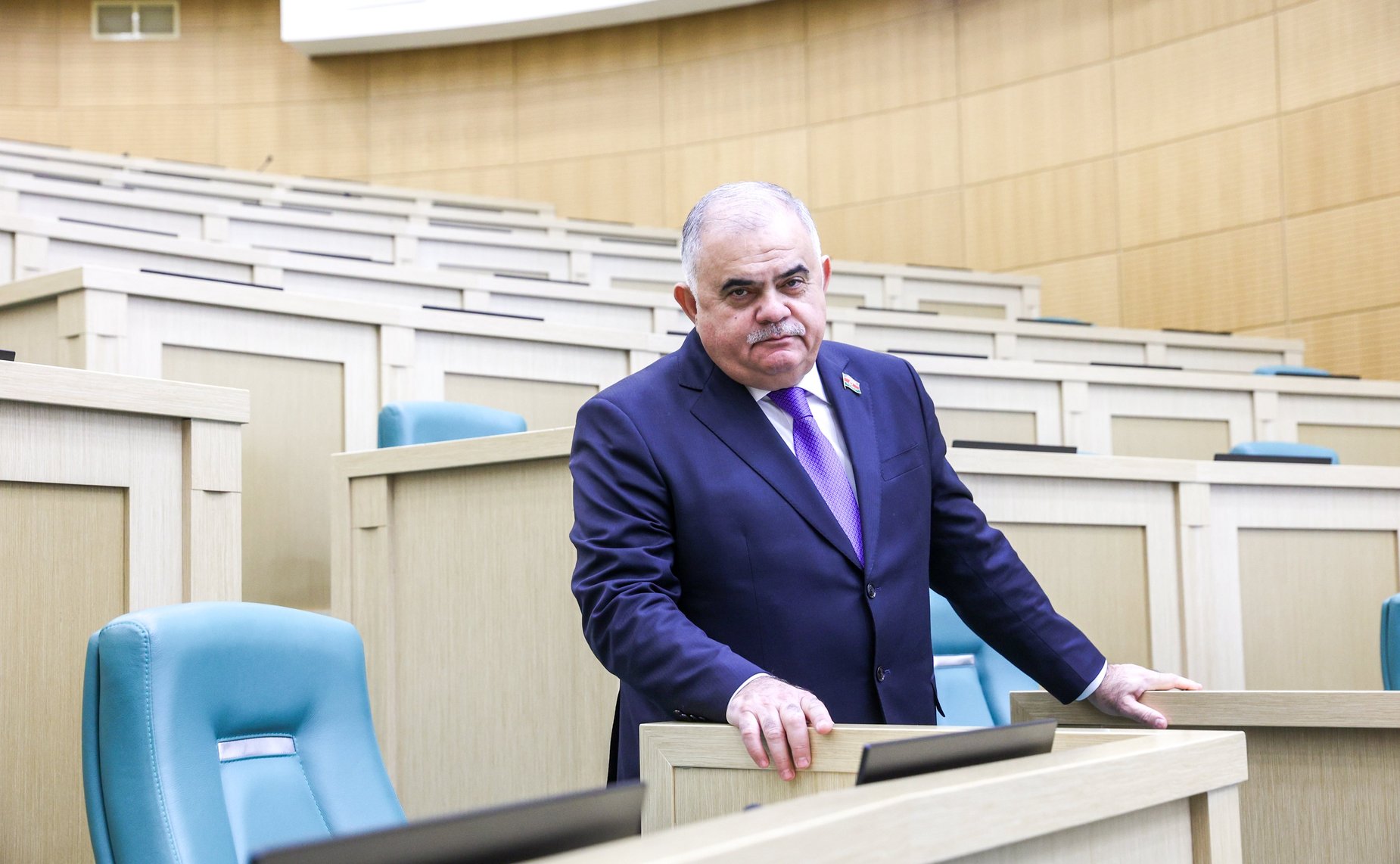 Экскурсия по Совету Федерации для делегации Милли Меджлиса Азербайджанской Республики во главе с первым заместителем Председателя Милли Меджлиса Азербайджанской Республики Али Ахмедовым