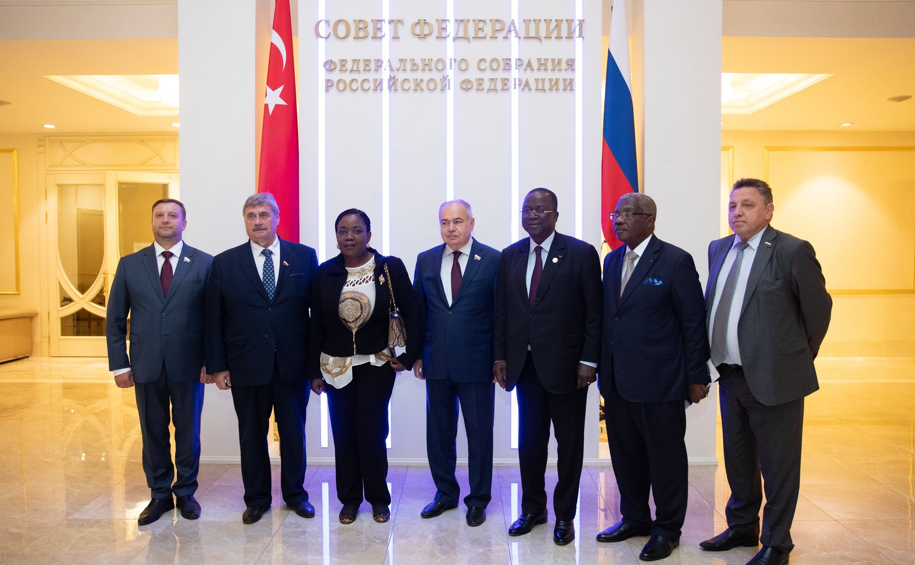 Встреча И. Умаханова с главой Сената Кот-д’Ивуара