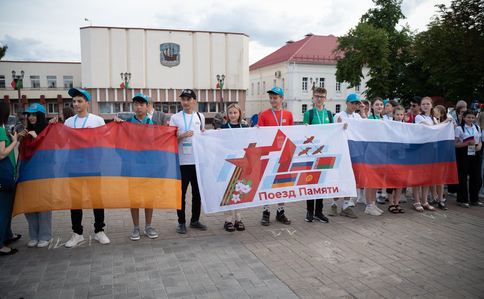 Участники культурно-образовательного проекта «Поезд Памяти» побывали в Полоцке