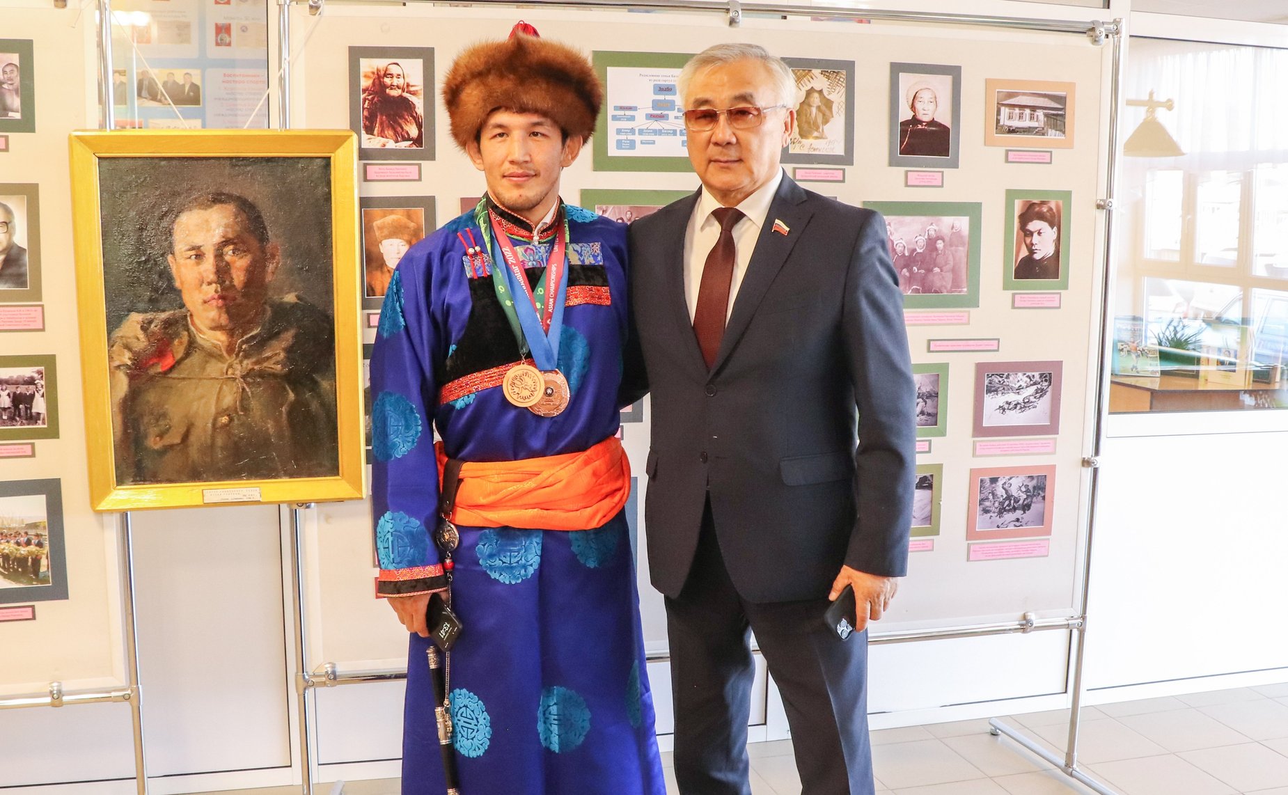 Баир Жамсуев принял участие в открытии 60-го открытого чемпионата Агинского Бурятского округа Забайкальского края по вольной борьбе на призы памяти Героя Советского Союза Базара Ринчино