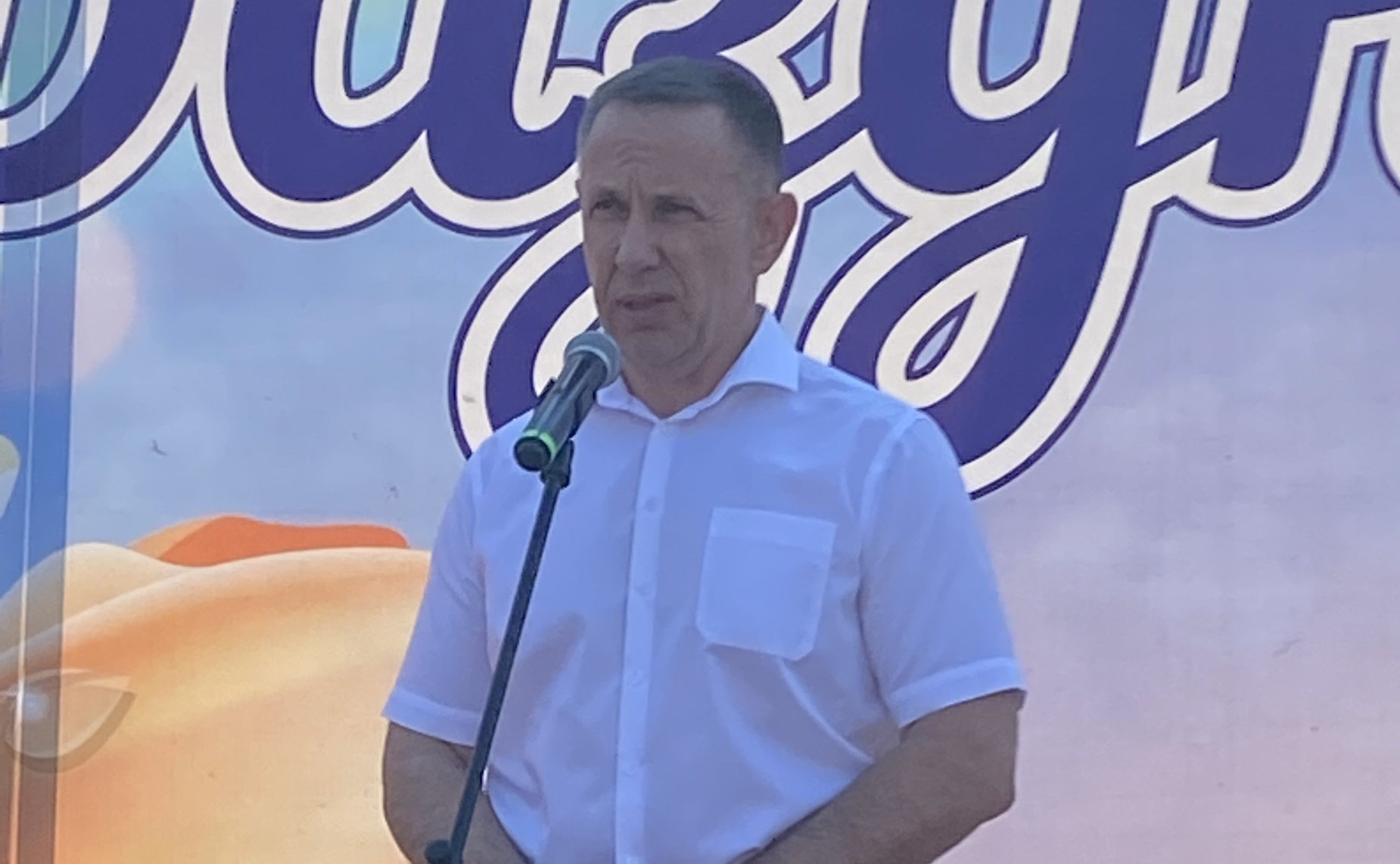 Олег Алексеев принял участие в открытии опорного поста противопожарной службы в селе Безымянное