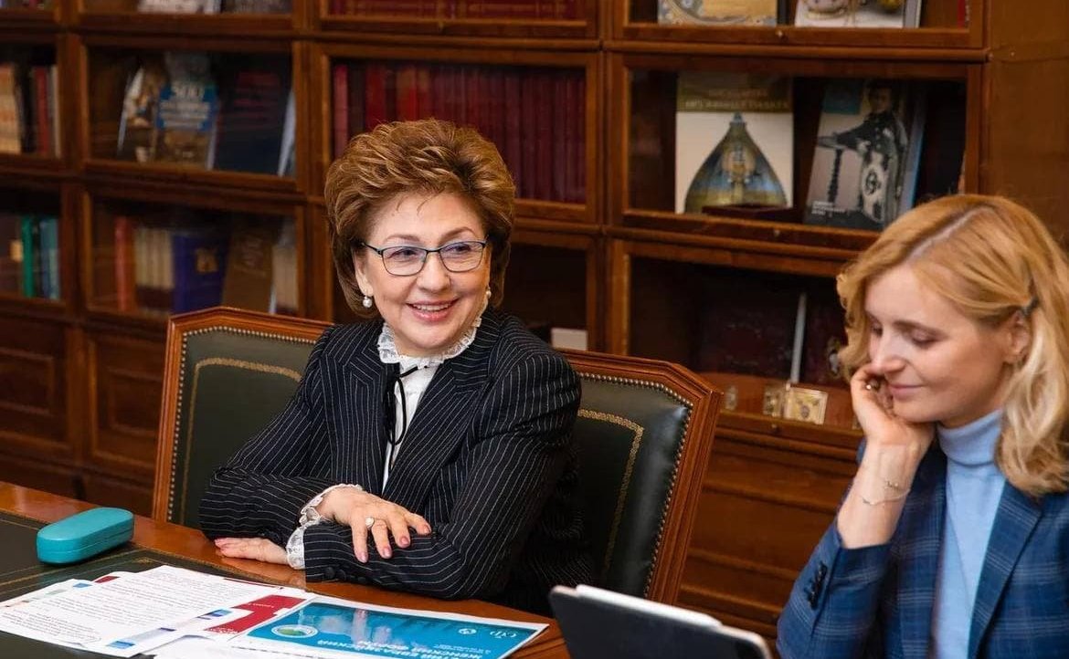 Галина Карелова и Министр культуры Российской Федерации Ольга Любимова обсудили проведение и подготовку деловой и культурной программы Евразийского женского форума