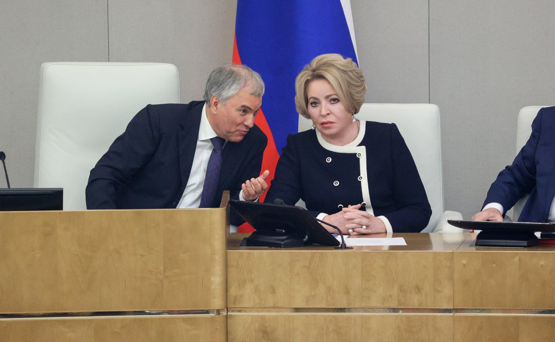 Валентина Матвиенко приняла участие в заседании Государственной Думы, на котором с докладом о работе Правительства РФ выступил Михаил Мишустин