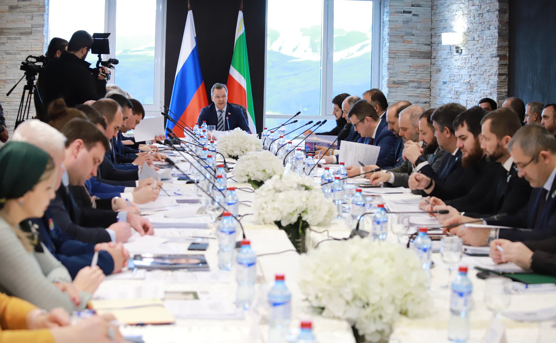 Делегация Совета Федерации во главе с Андреем Яцкиным посетила Чеченскую Республику