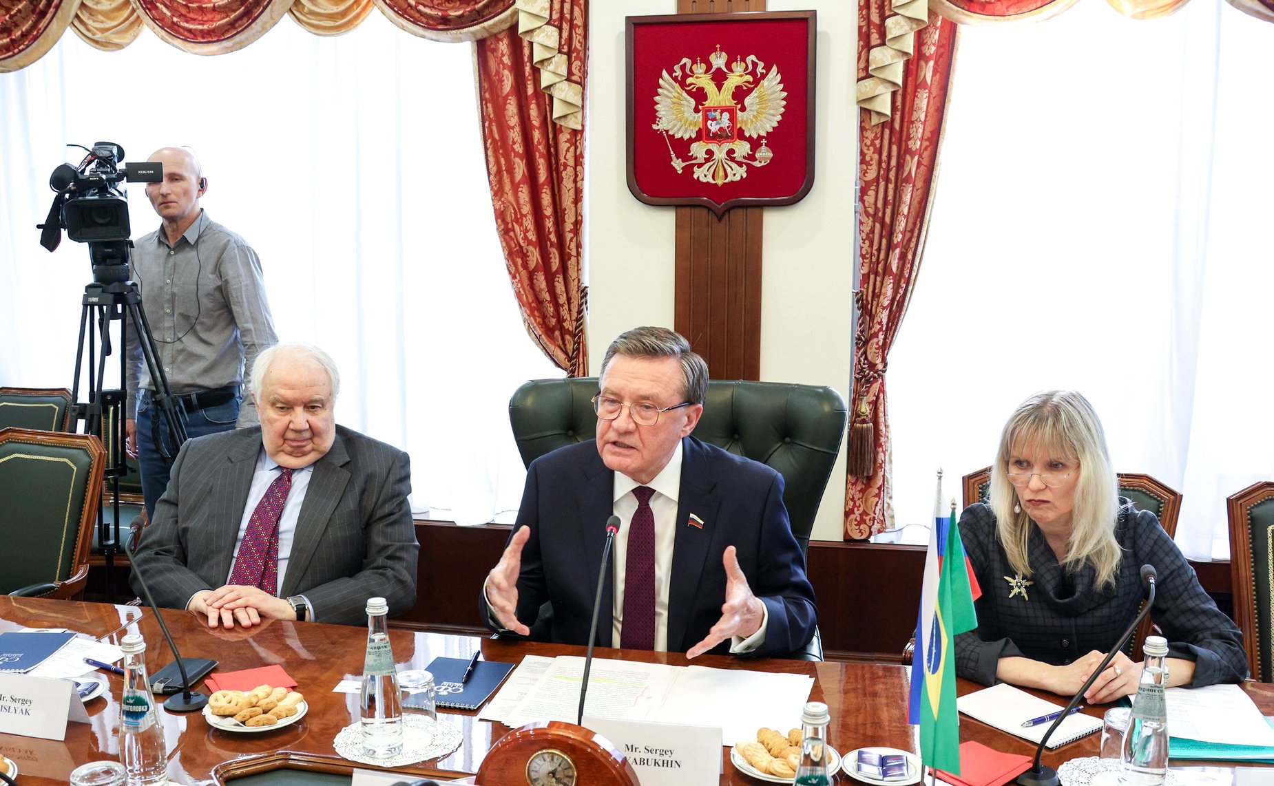 Встреча Сергея Рябухина с Чрезвычайным и Полномочным Послом Федеративной Республики Бразилии в Российской Федерации Родриго де Лимой Баэной Соаресом