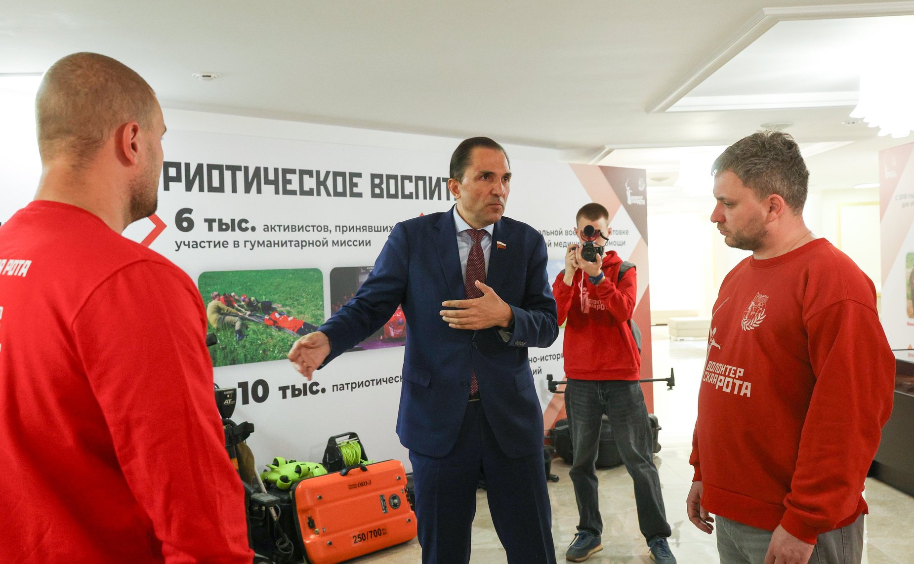 Открытие выставки экспонатов, найденных «Волонтерской Ротой» в ходе поисковых экспедиций в местах крупных сражений Великой Отечественной войны