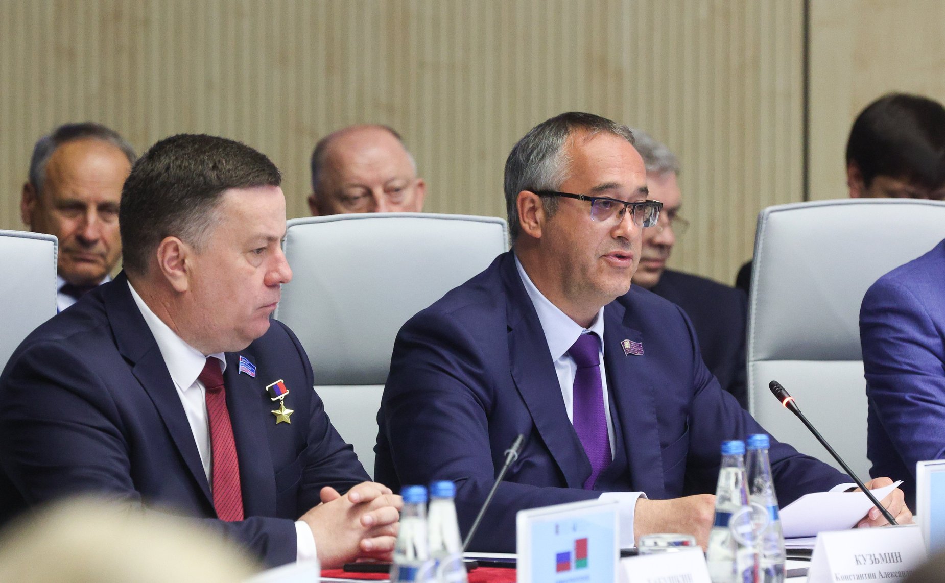 Встреча Председателя СФ Валентины Матвиенко и Председателя Совета Республики Национального собрания Республики Беларусь Натальи Кочановой с руководителями российских и белорусских регионов