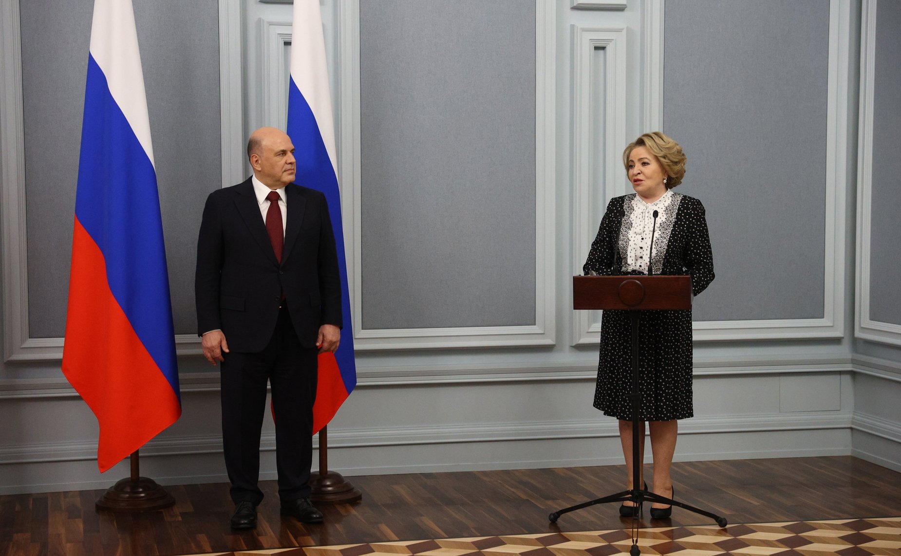 Встреча Председателя Правительства РФ с членами Совета палаты СФ