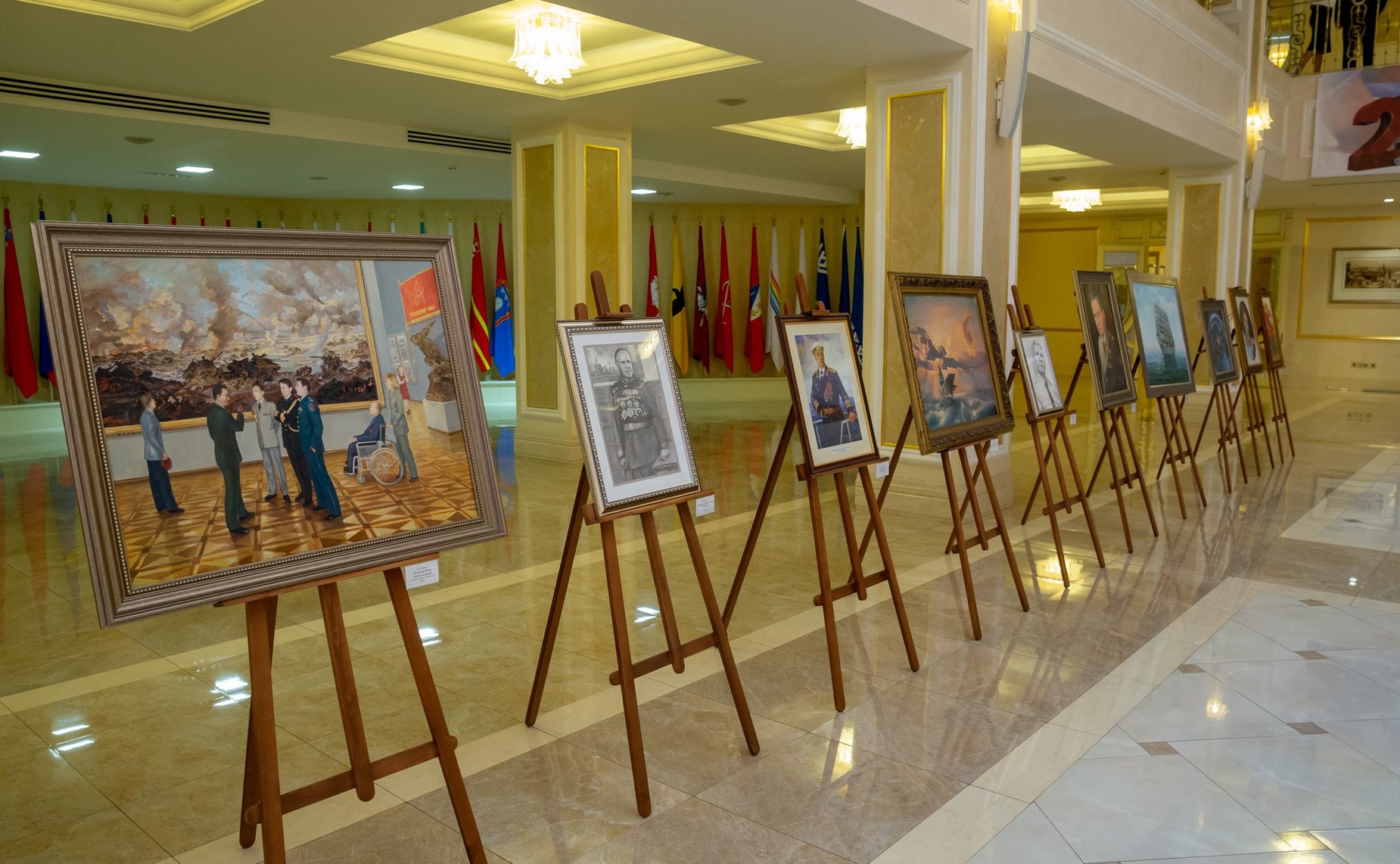 Совместное заседание Комитета СФ по обороне и безопасности и Клуба военачальников РФ и открытие выставки произведений художника-мариниста Павла Бойко