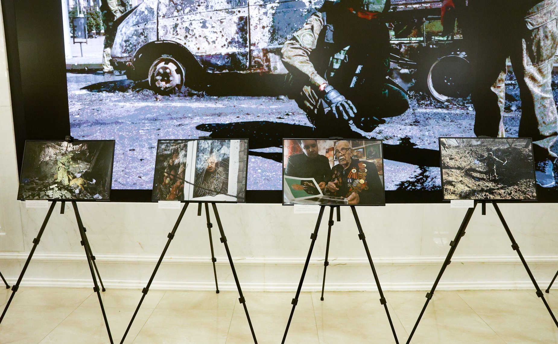 Открытие фотовыставки «Следственный комитет России сегодня» (в зоне проведения СВО)