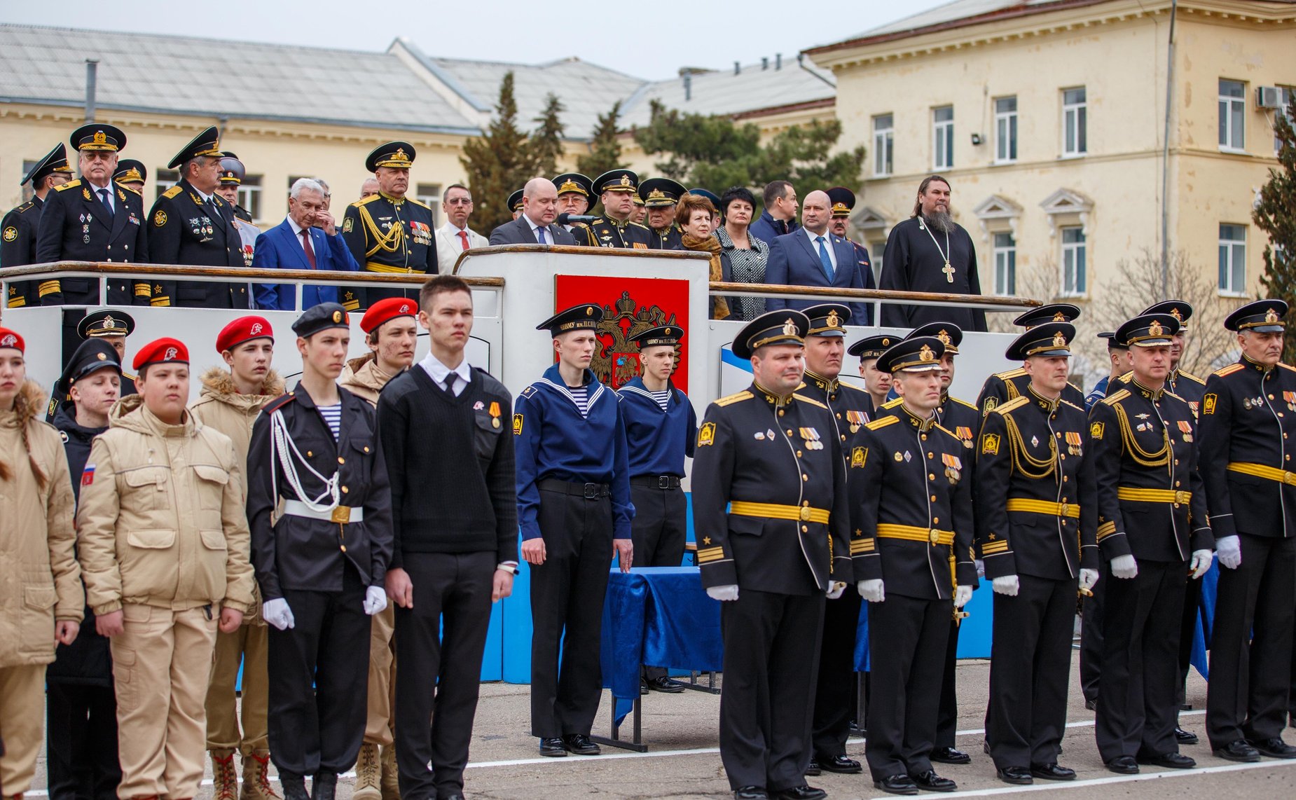 Екатерина Алтабаева приняла участие в торжествах по случаю 85-летия Черноморского высшего военно-морского ордена Красной звезды училища им. П. С. Нахимова