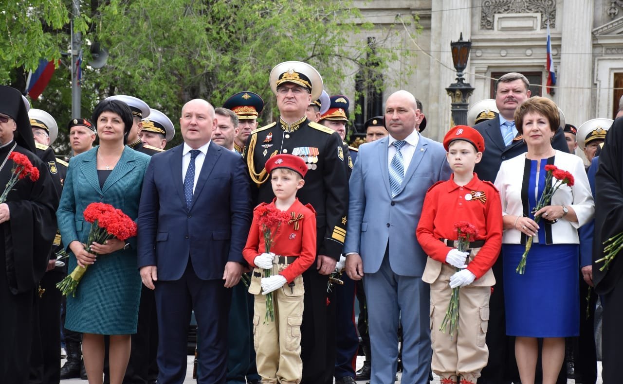 Екатерина Алтабаева и Сергей Колбин поздравили Черноморский флот с 238-й годовщиной со дня основания