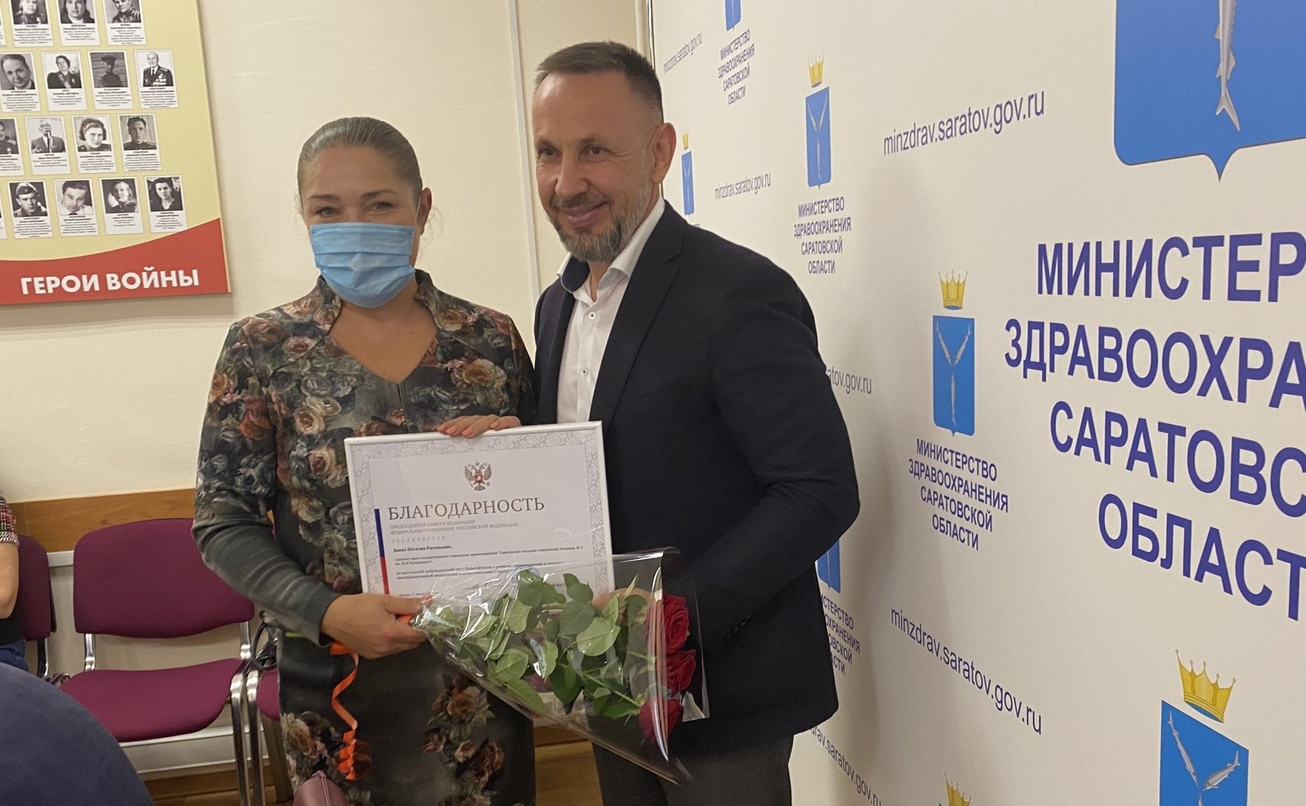 Олег Алексеев в рамках поездки в регион посетил Марксовский район