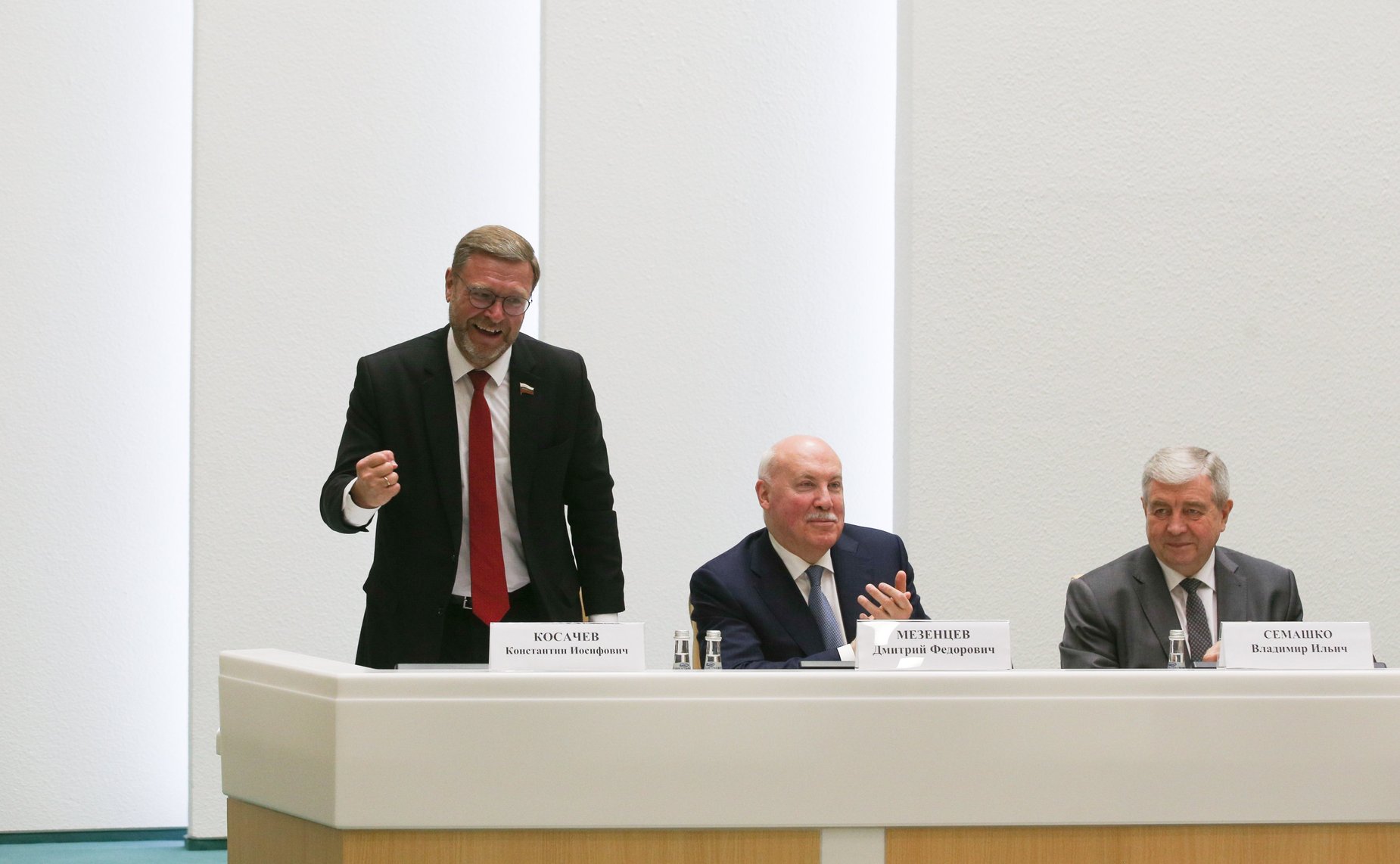 Встреча Председателя СФ Валентины Матвиенко с участниками российско-белорусского военно-патриотического проекта «Поезд Памяти»