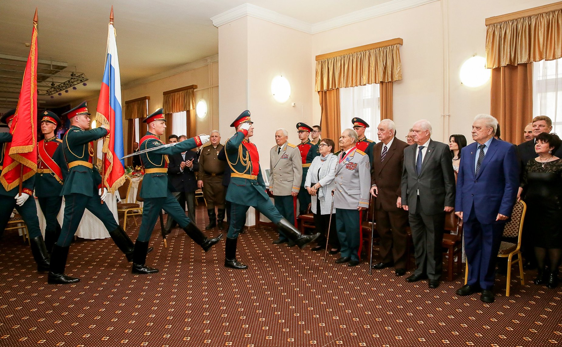 Торжественное мероприятие чествования 100-летнего юбилея ветерана Великой Отечественной войны В. Зибарева