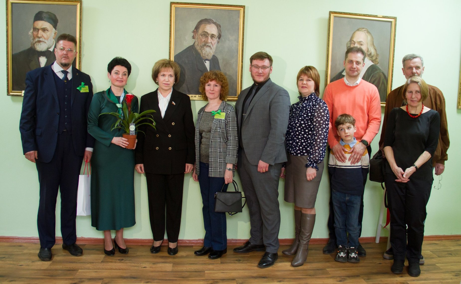 Людмила Скаковская посетила открытие естественно-научной коллекции, которое состоялось в стенах биологического факультета Тверского государственного университета