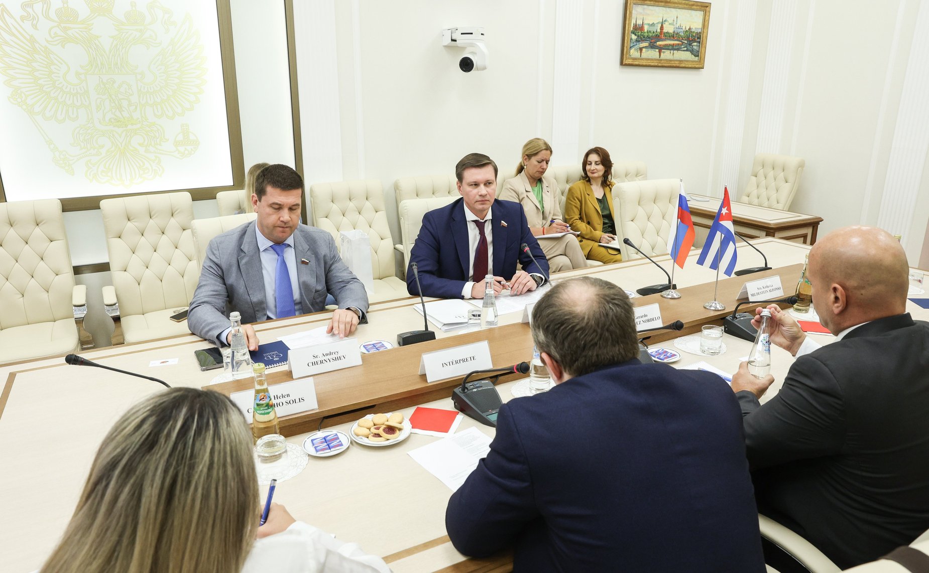 Встреча Дмитрия Кузьмина с Национальным координатором комитетов по защите революции Республики Куба, членом Государственного Совета Республики Куба Херардо Эрнандесом Нордело