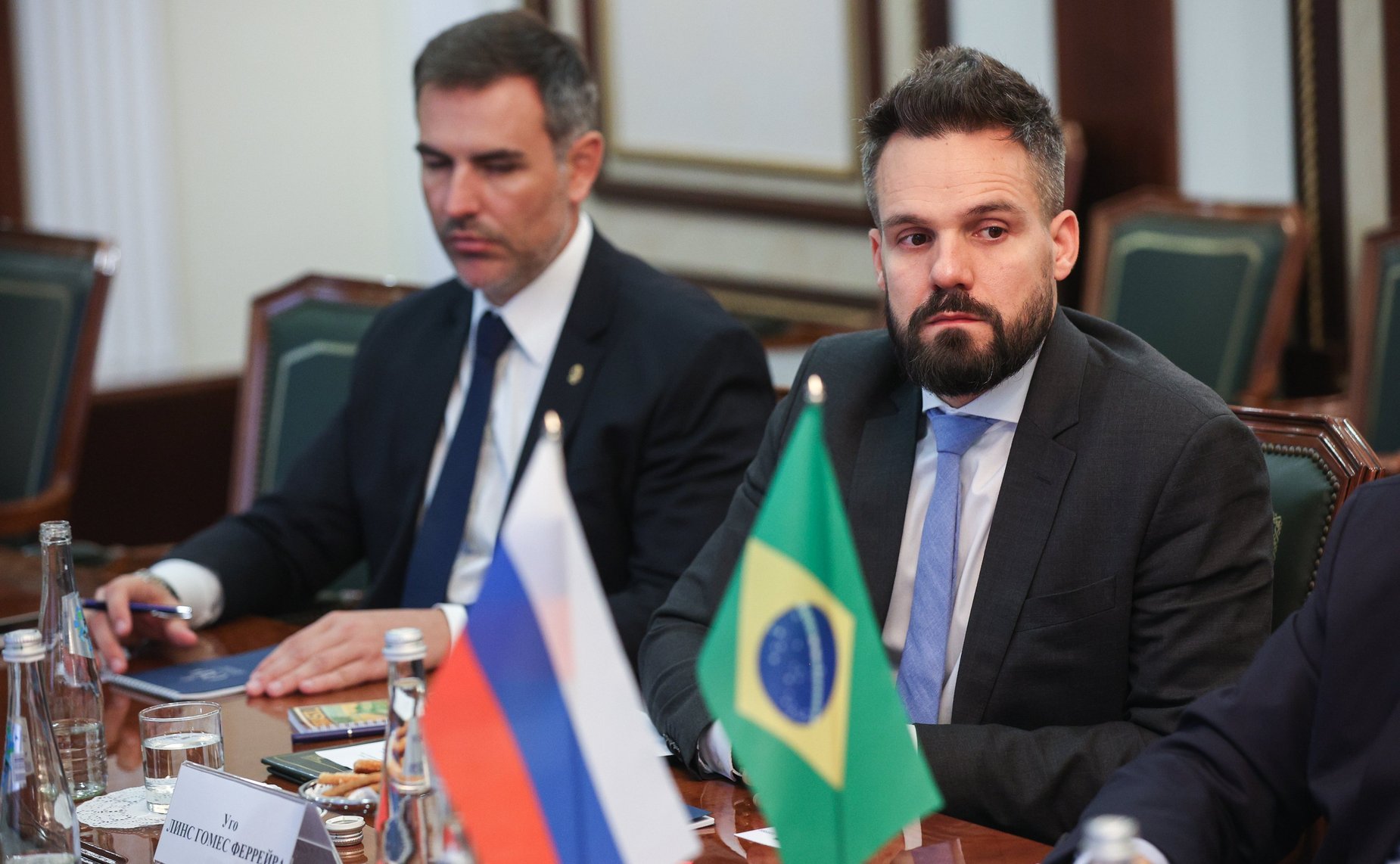 Константин Косачев провел встречу с первым заместителем Председателя Федерального сената Национального конгресса Федеративной Республики Бразилии Венезиано Виталом ду Рего