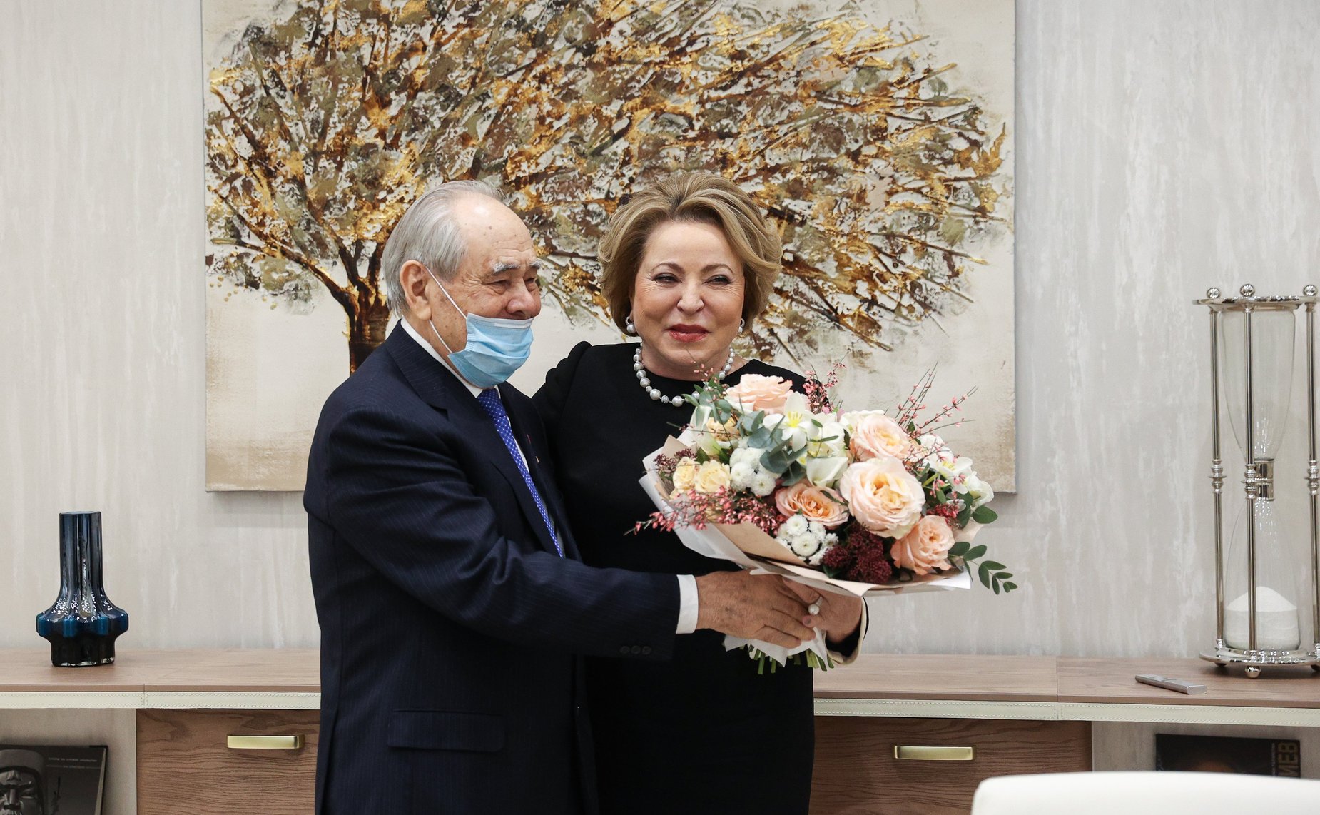 Валентина Матвиенко поздравила с 85-летием Государственного Советника Республики Татарстан Минтимера Шаймиева