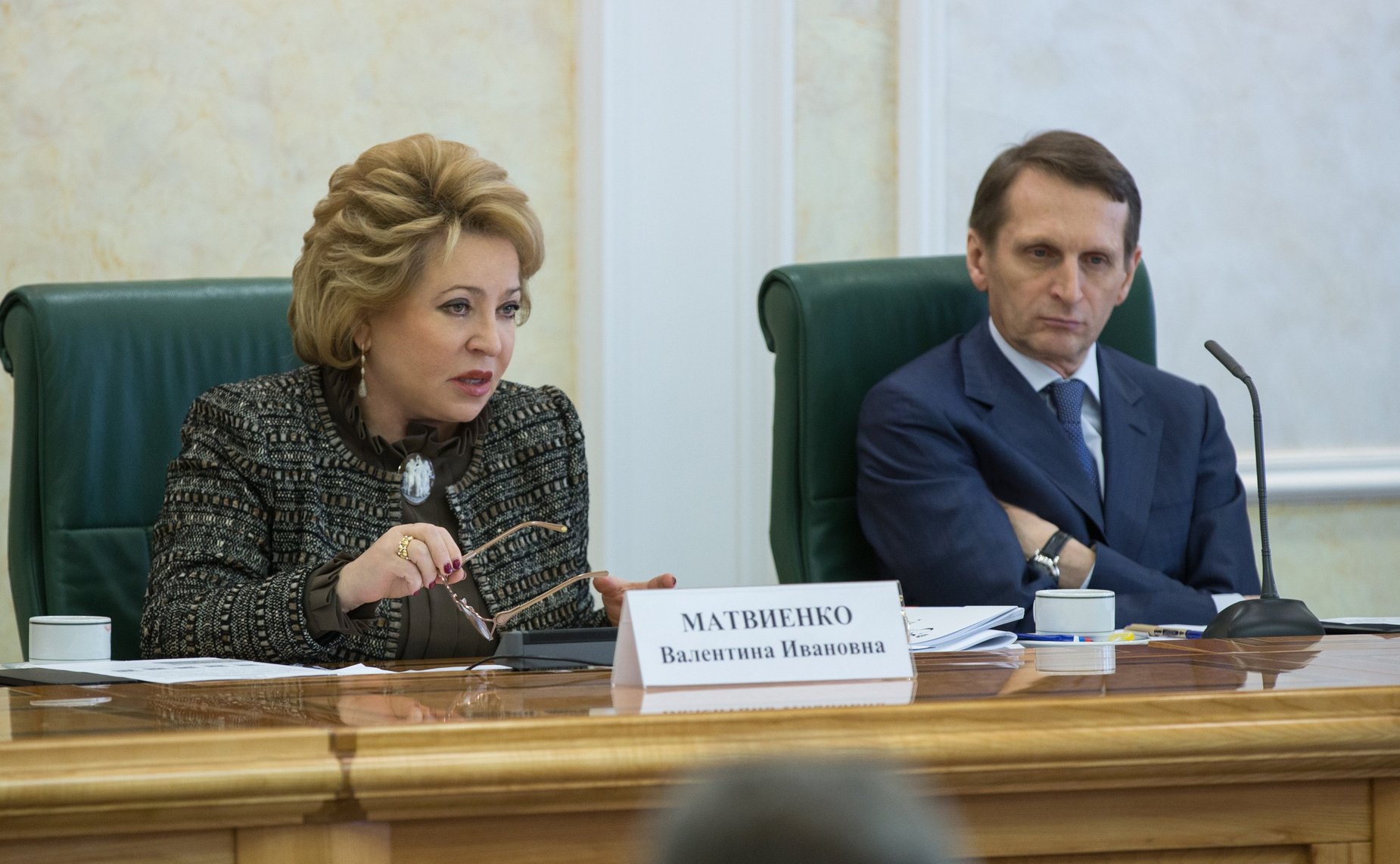 В. Матвиенко на заседании Президиума Совета Законодателей