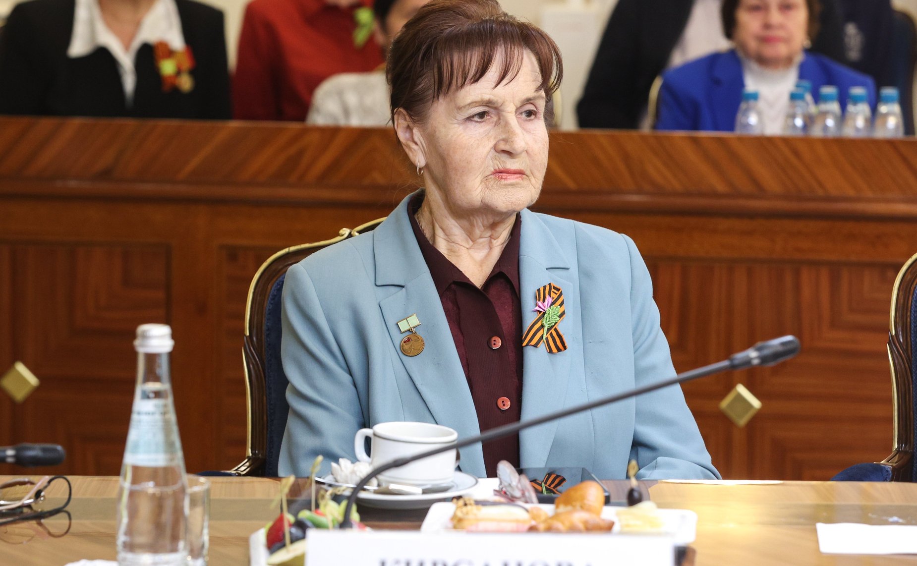 Встреча Председателя Совета Федерации Валентины Матвиенко с делегацией общества «Жители блокадного Ленинграда» Санкт-Петербурга