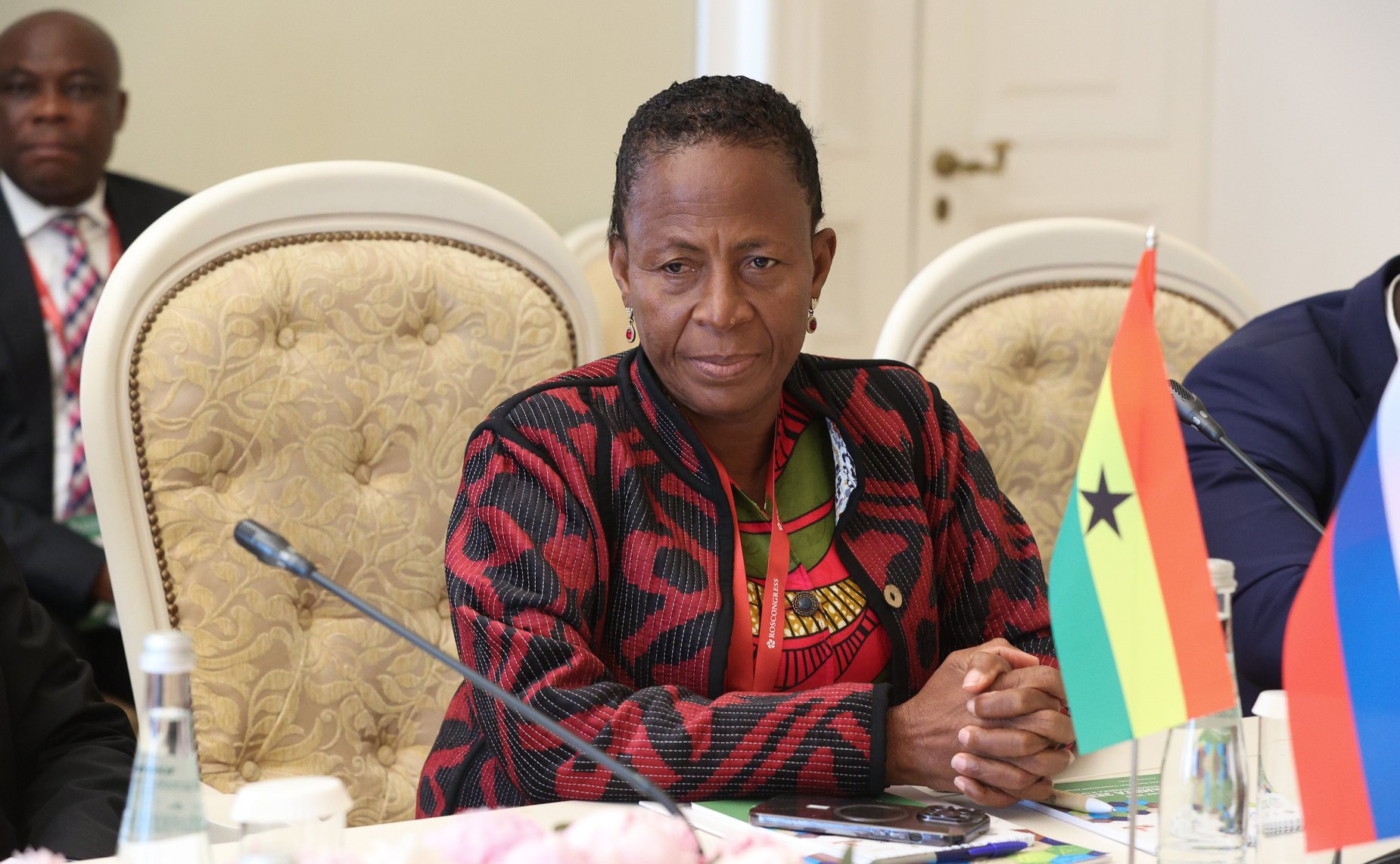 Беседа спикера СФ Валентины Матвиенко с Председателем Парламента Республики Гана состоялась «на полях» Невского международного экологического конгресса в Санкт-Петербурге